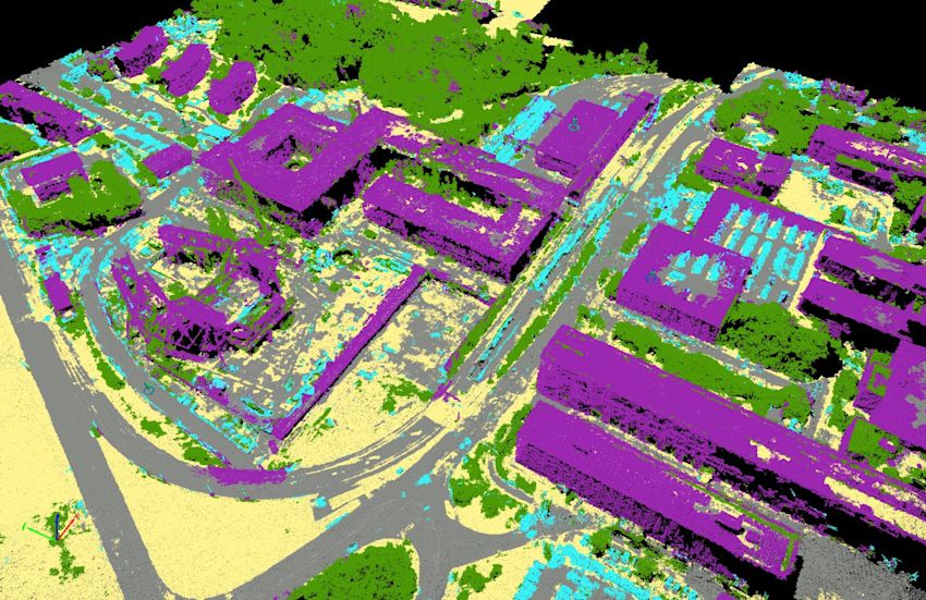 Automatic point cloud classification for construction | Pix4D