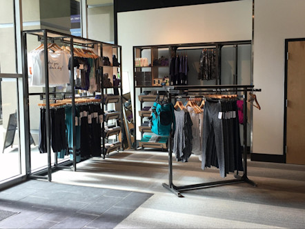 Retail section at Atlanta Midtown CPY studio entrance 