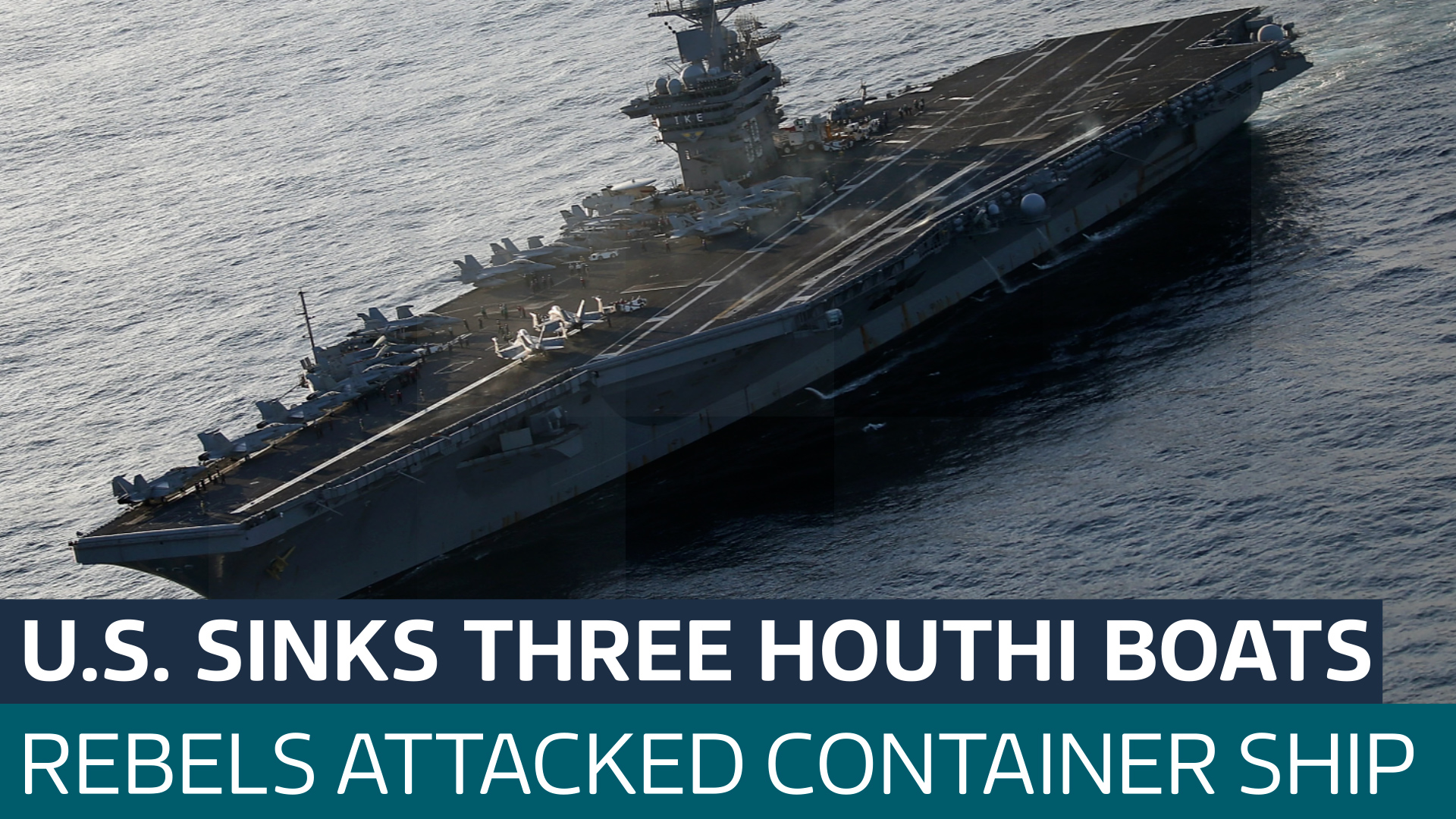 U.S. sinks Iranian-backed Houthi boats in Red Sea after attack on ...