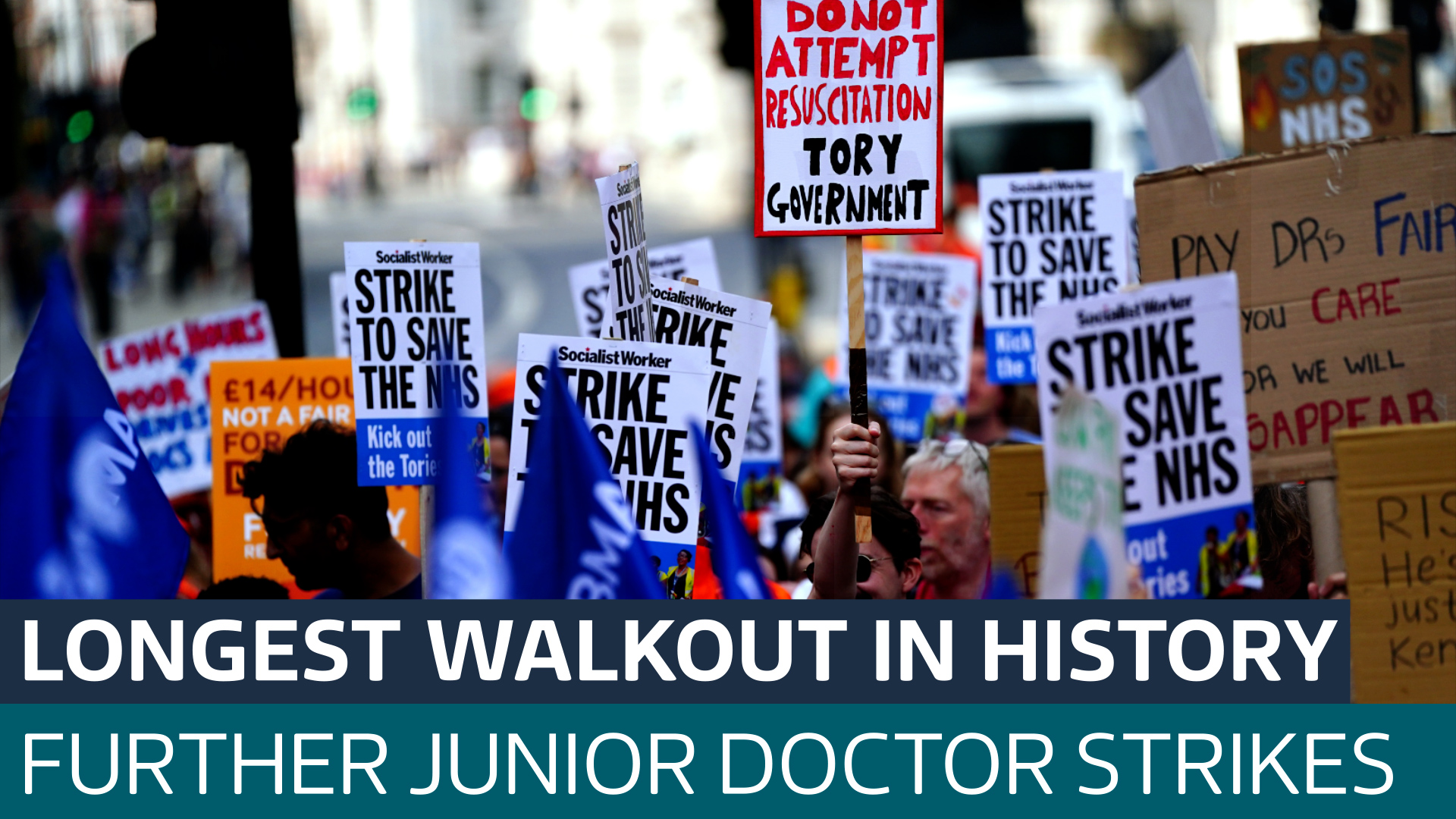 Junior doctors in England announce new strikes dates in December and