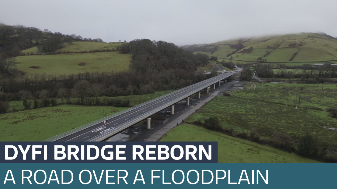 Dyfi Bridge Bridge linking north and south Wales opens after more than two and a half years of work