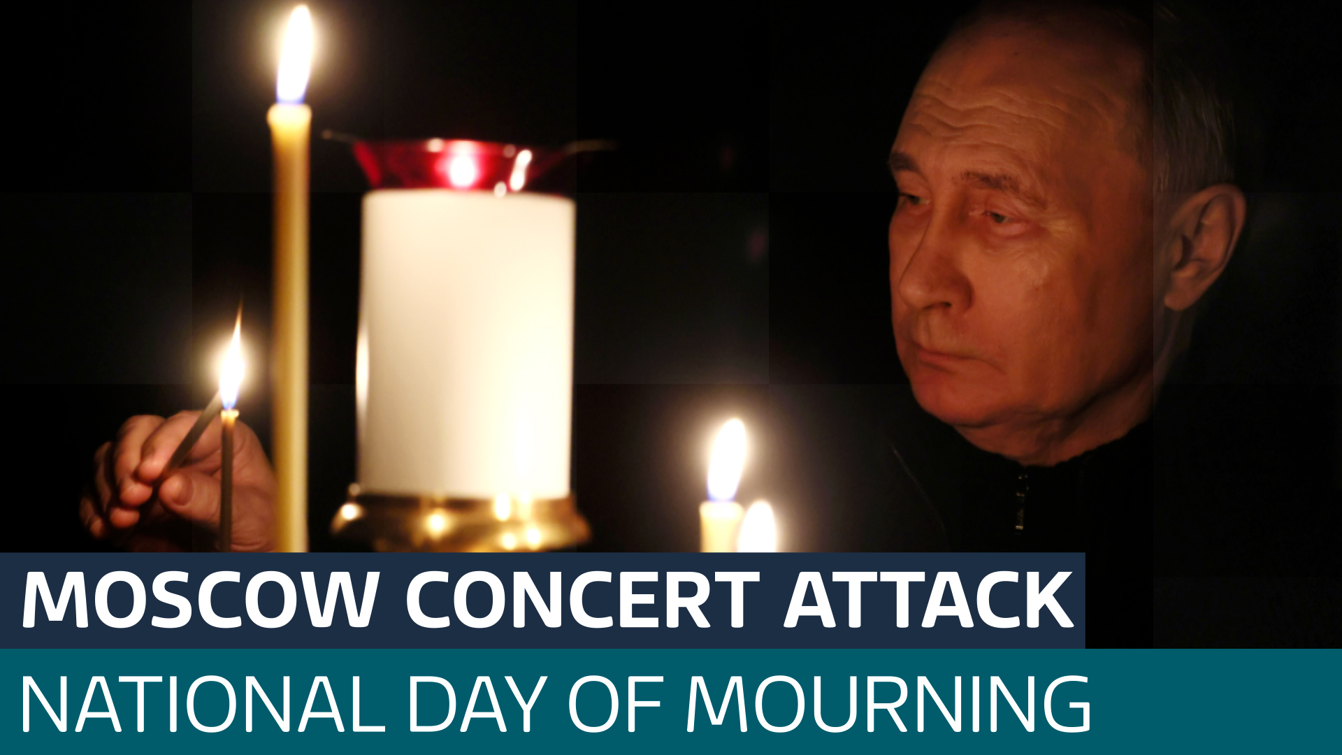 Russia Holds National Day Of Mourning After Moscow Concert Hall Attack