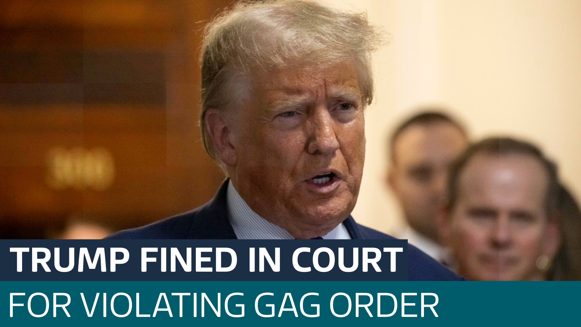 Trump Handed $10,000 Fine For Violating Gag Order As Ally Wins Speaker ...