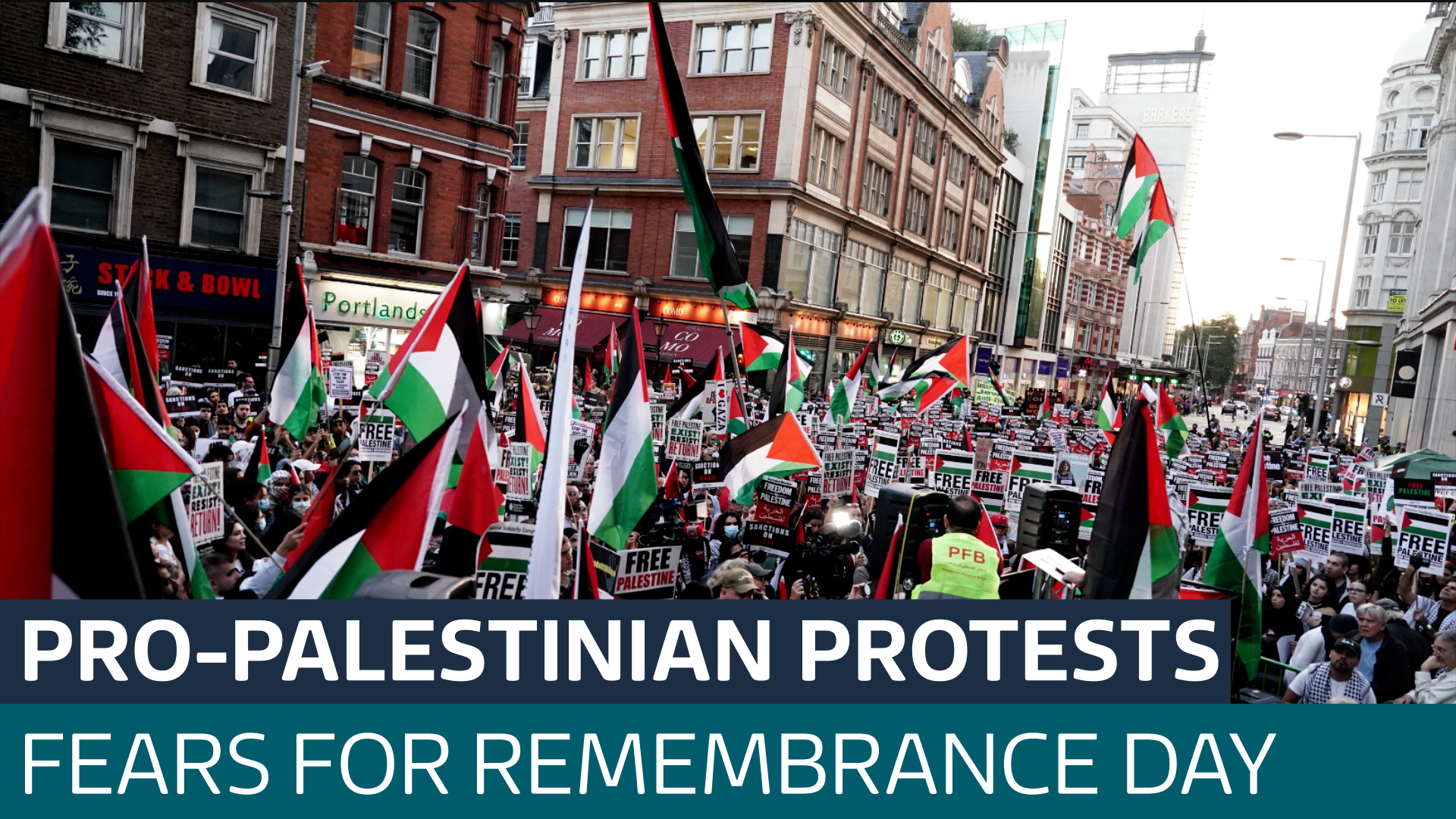 Protesters say pro-Palestinian march will avoid the Cenotaph on