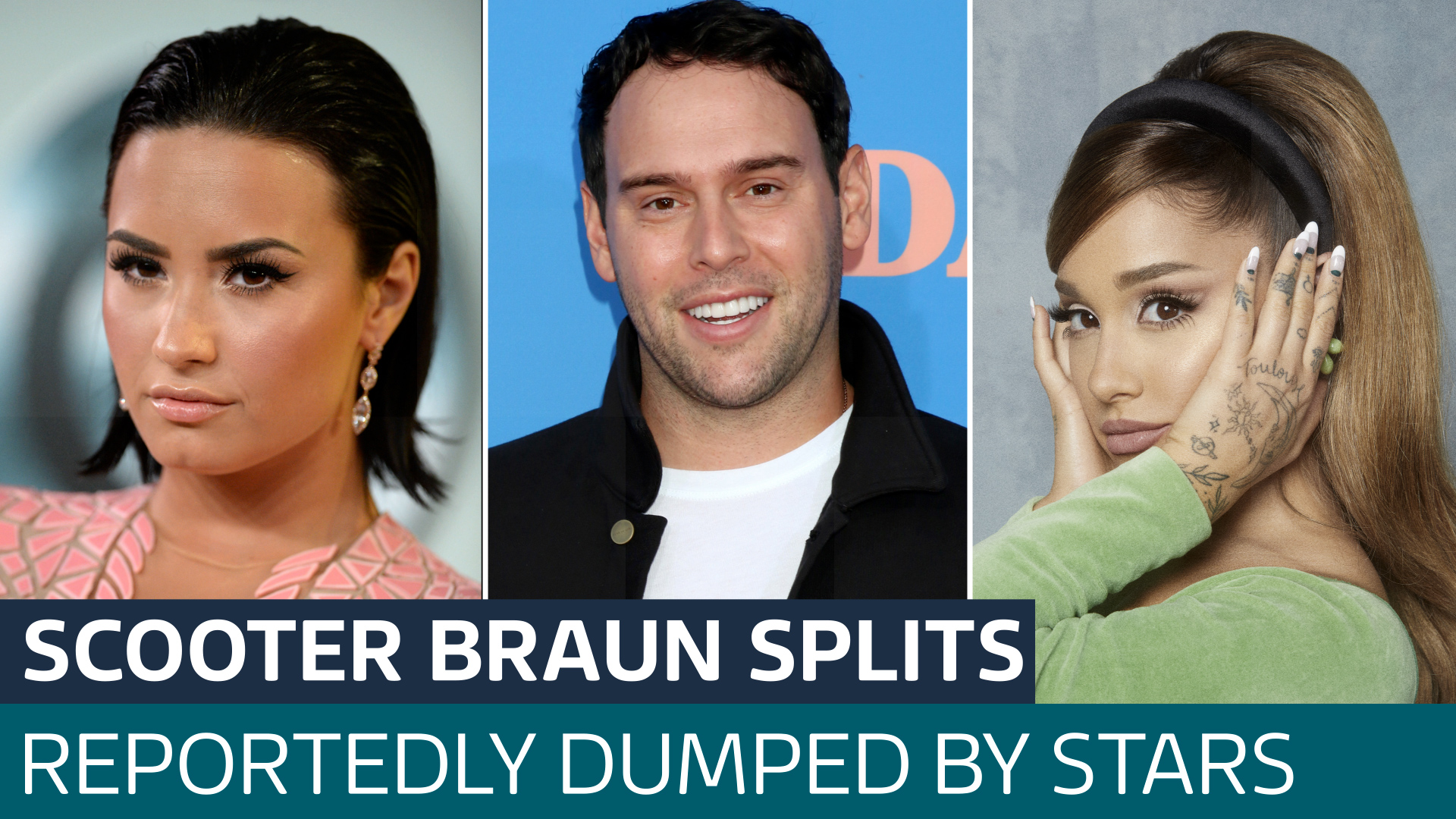 Ariana Grande And Demi Lovato Suddenly Split From Manager Scooter Braun Latest From Itv News 