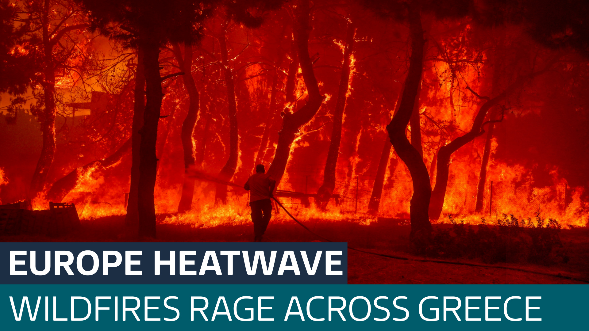 Wildfires Continue In Greece As Southern Europe Gripped By Heatwave ...