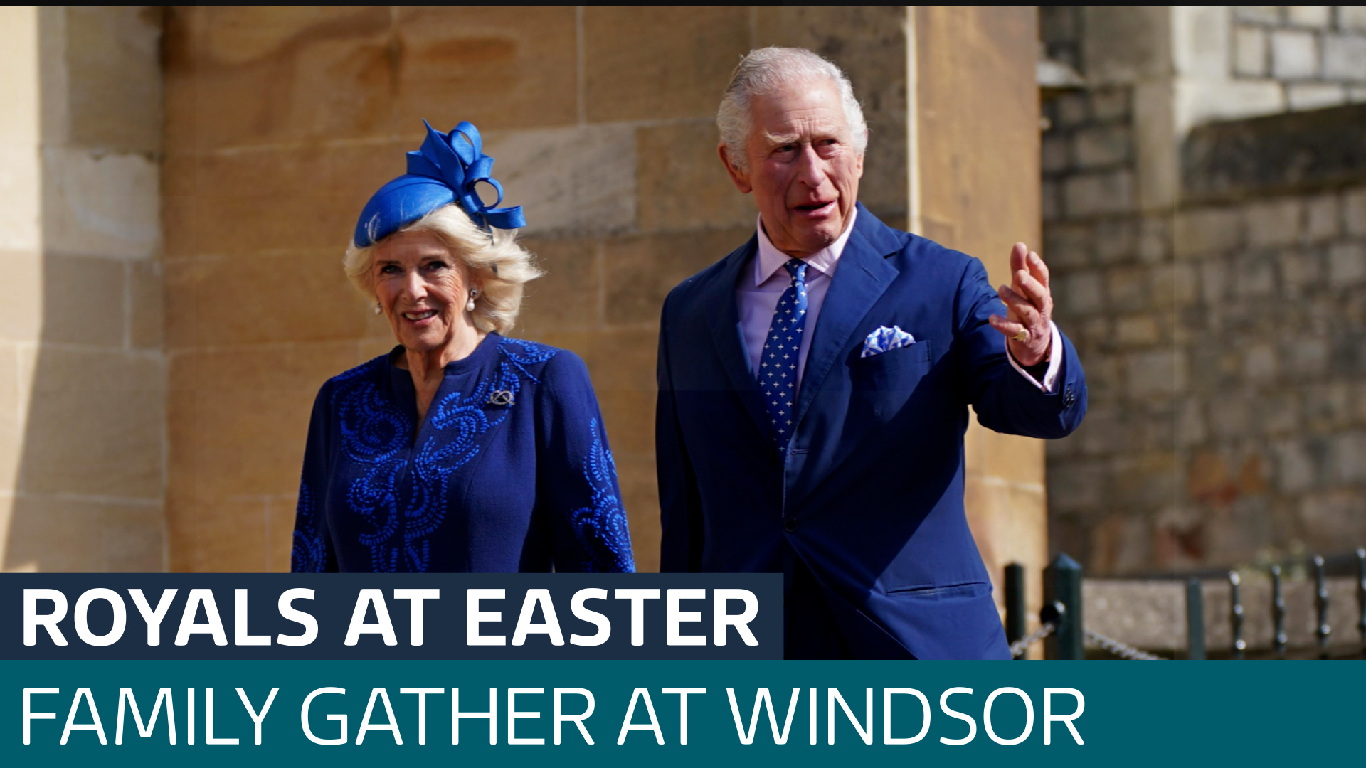 Royal Family attend first Easter Sunday service of King Charles' reign