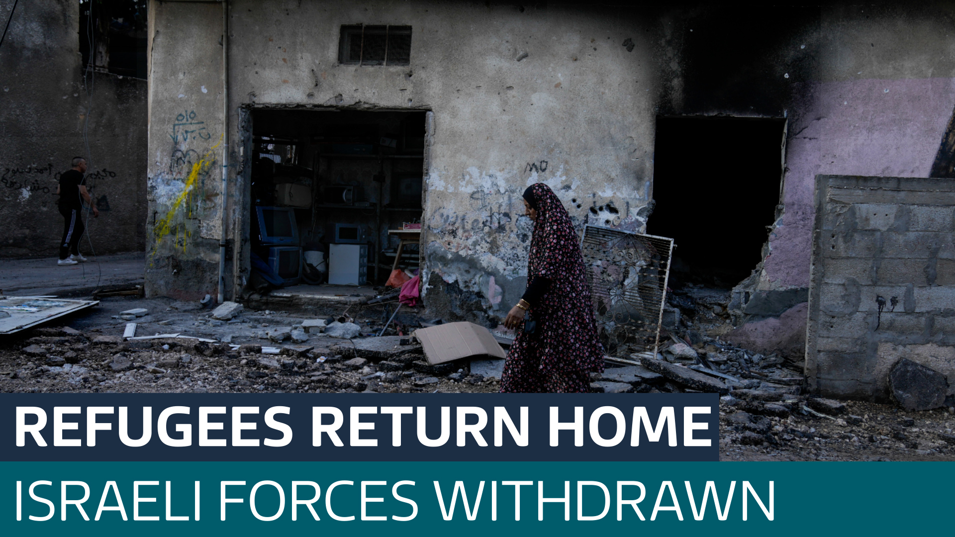 Palestinian refugees return to wreckage of camp they call home - Latest