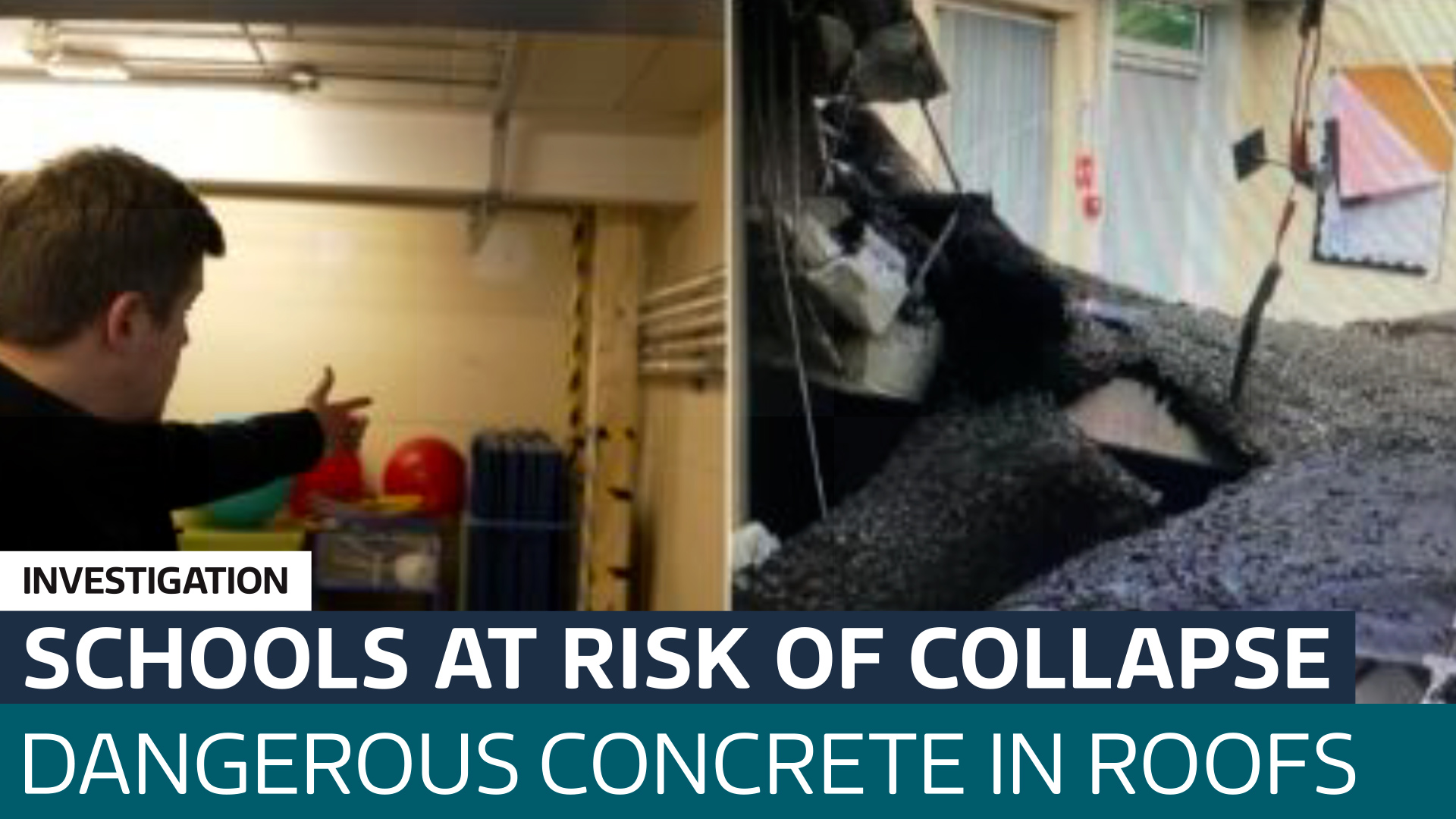 Thousands taught in schools where concrete could collapse 'with no