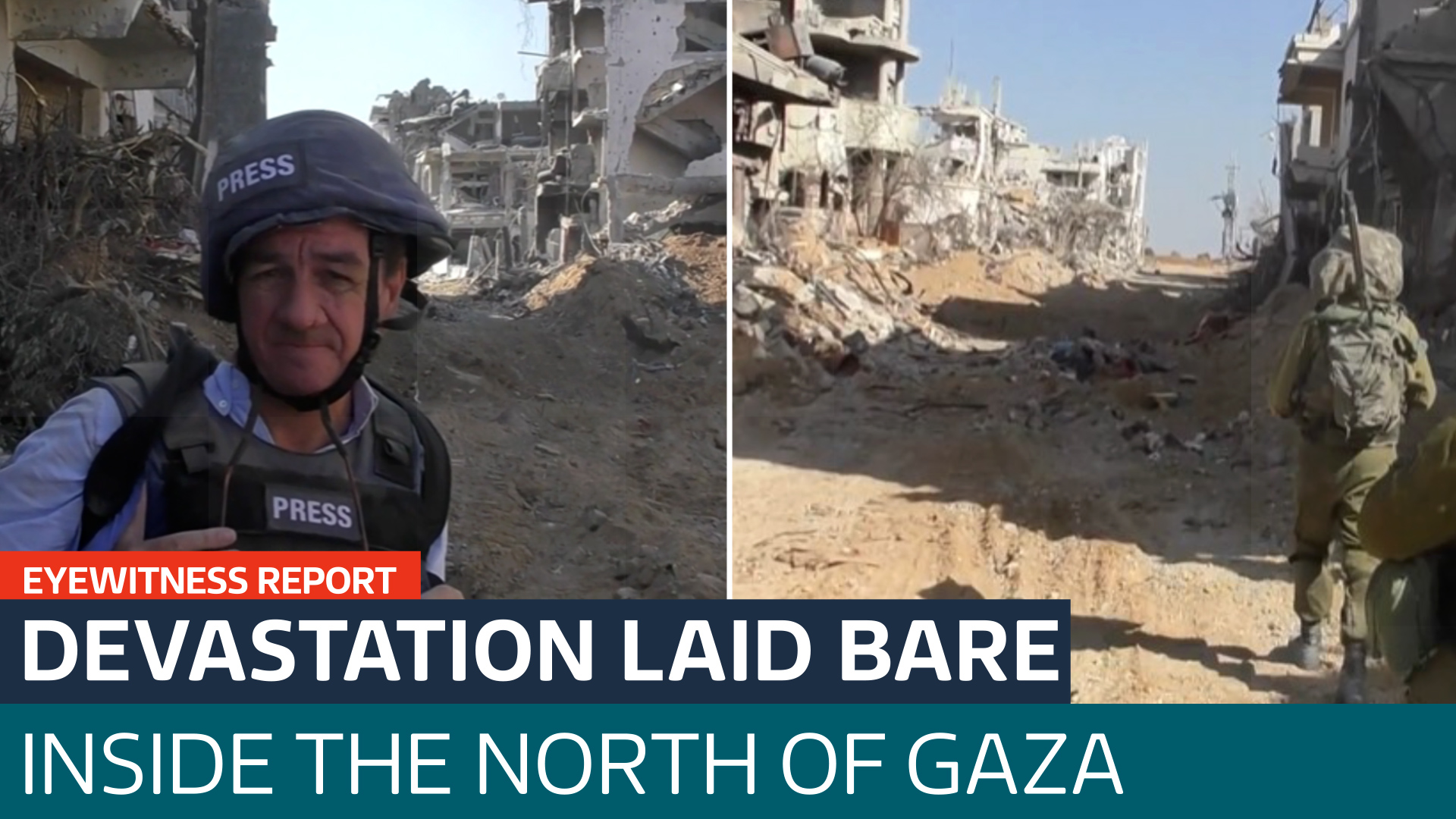 ITV News enters Gaza for first time and witnesses devastation from