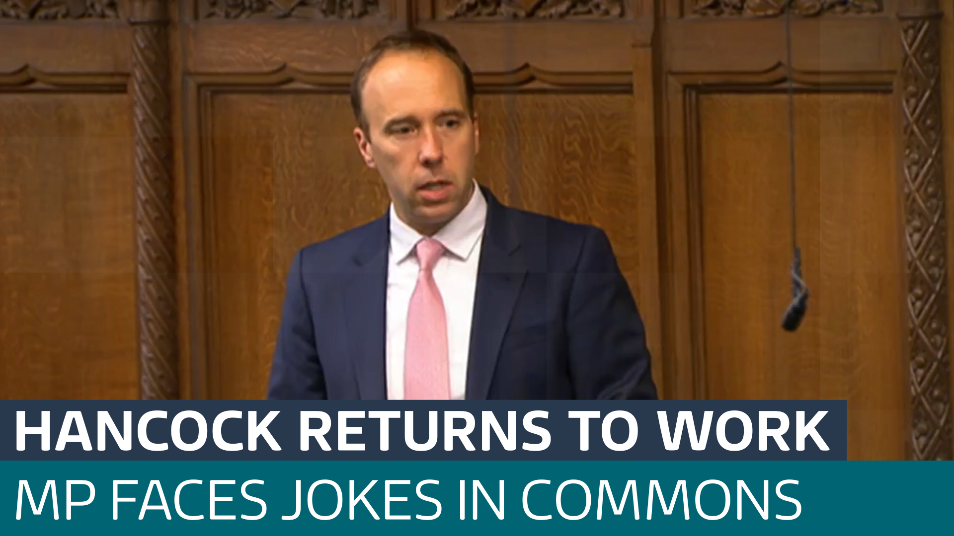 Matt Hancock Returns To The House Of Commons After His Jungle Stint