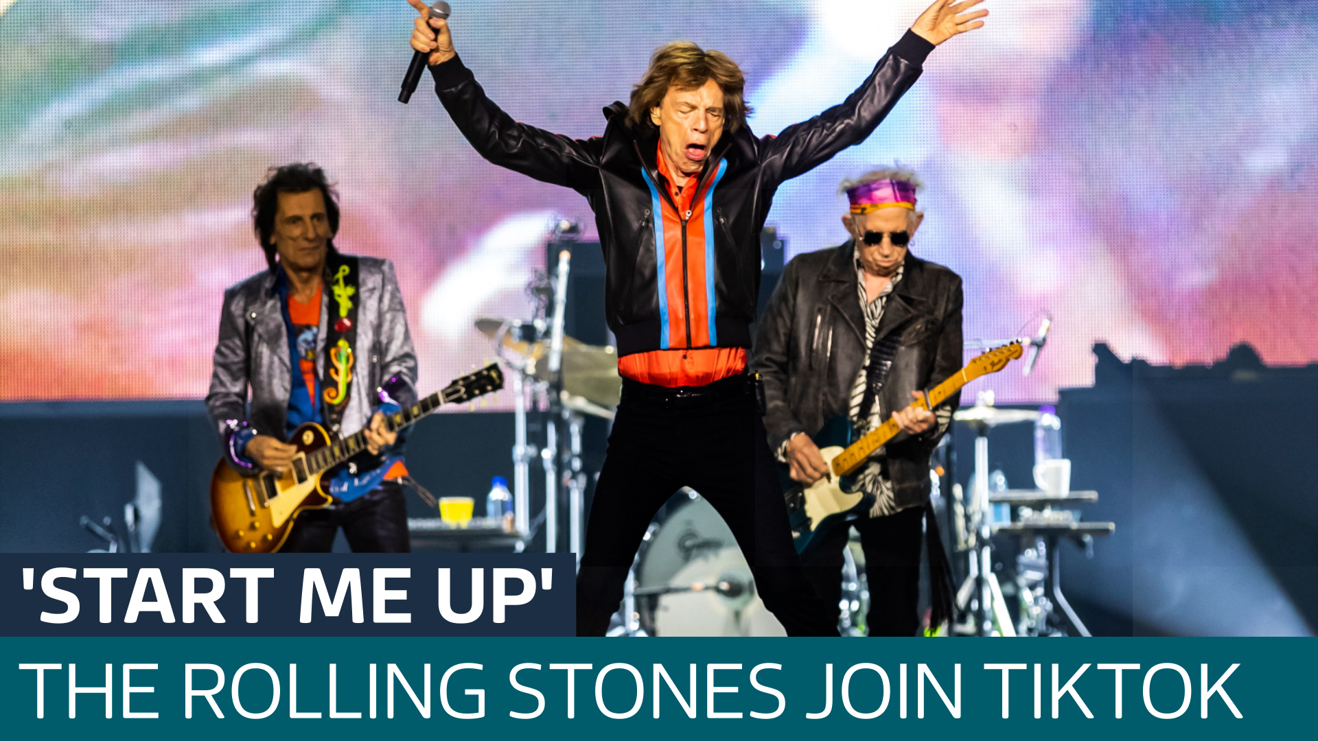 The Rolling Stones take over TikTok, saying "we have joined your world
