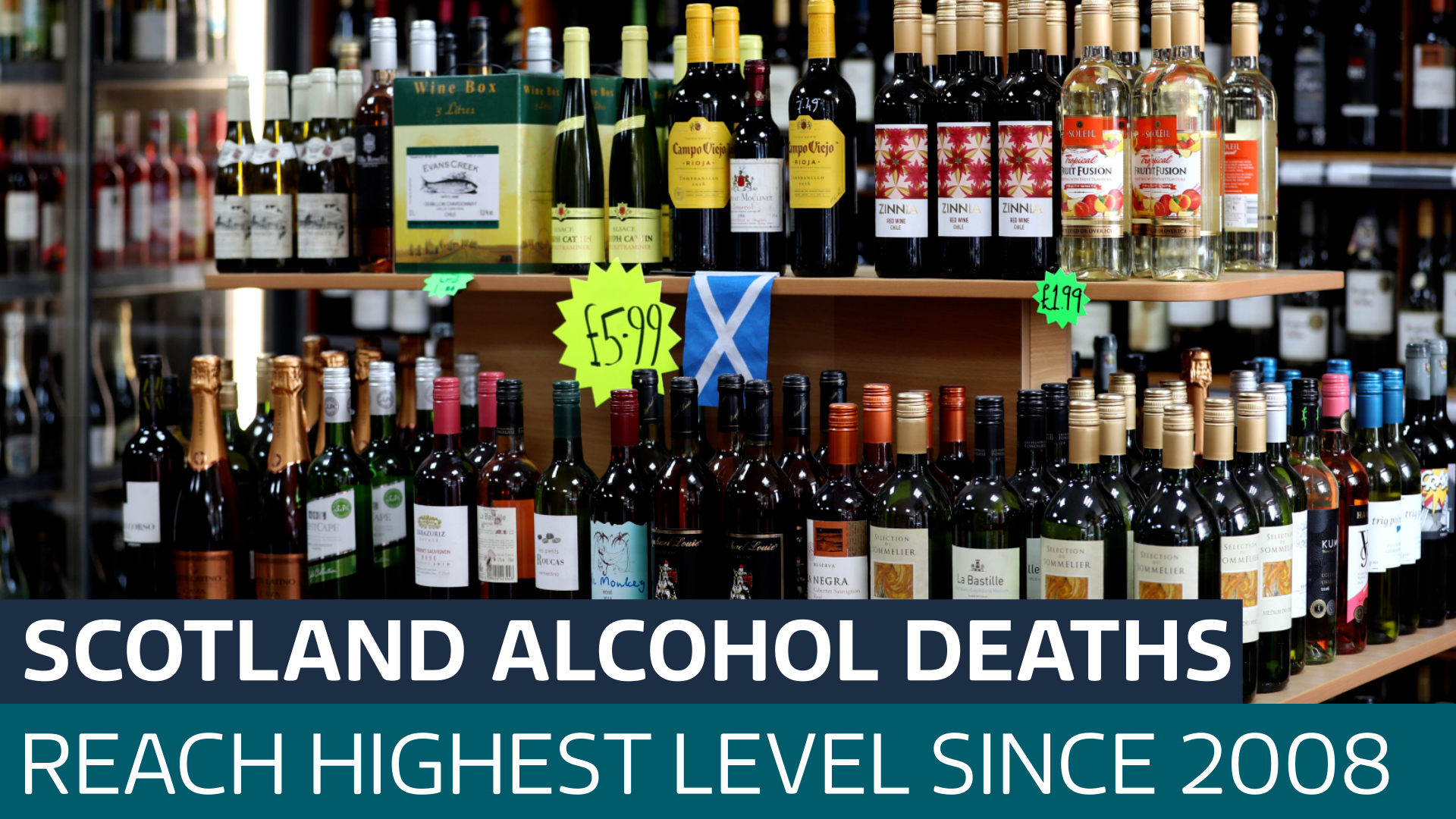 Number of people dying from alcohol in Scotland hits highest level in