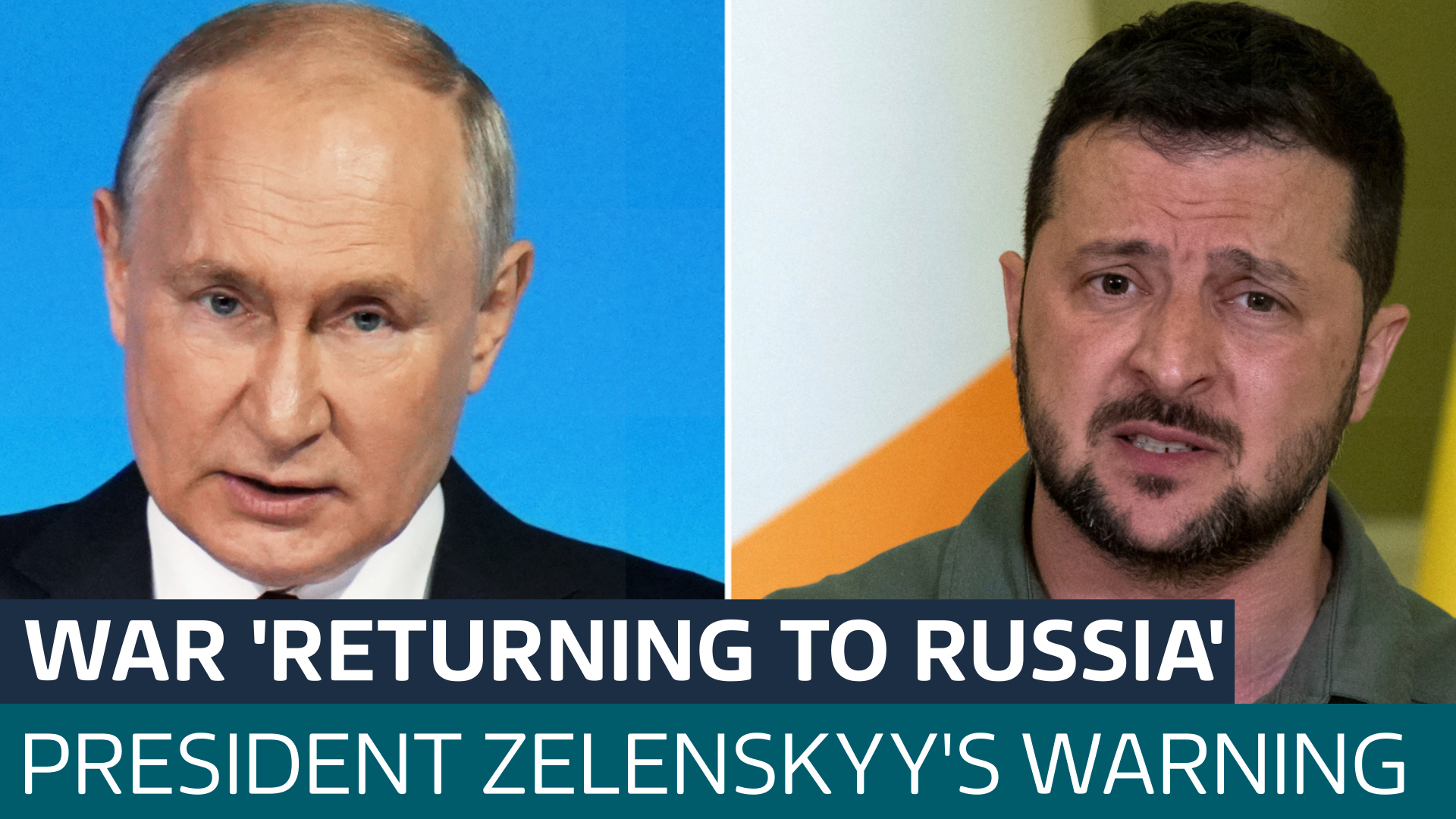 Volodymyr Zelenskyy Warns 'war' Is Returning To Russia After Drone ...