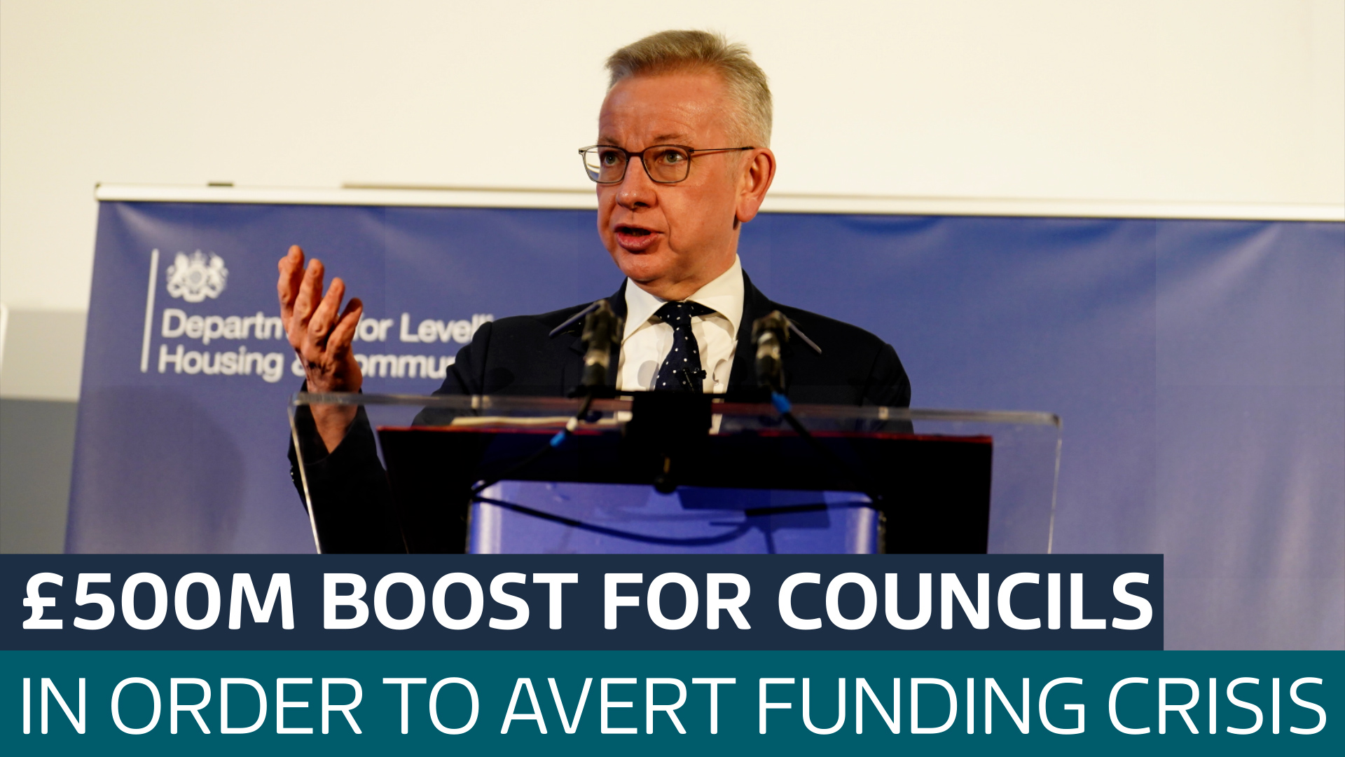 Cashstrapped councils receive £500 million boost in government funding