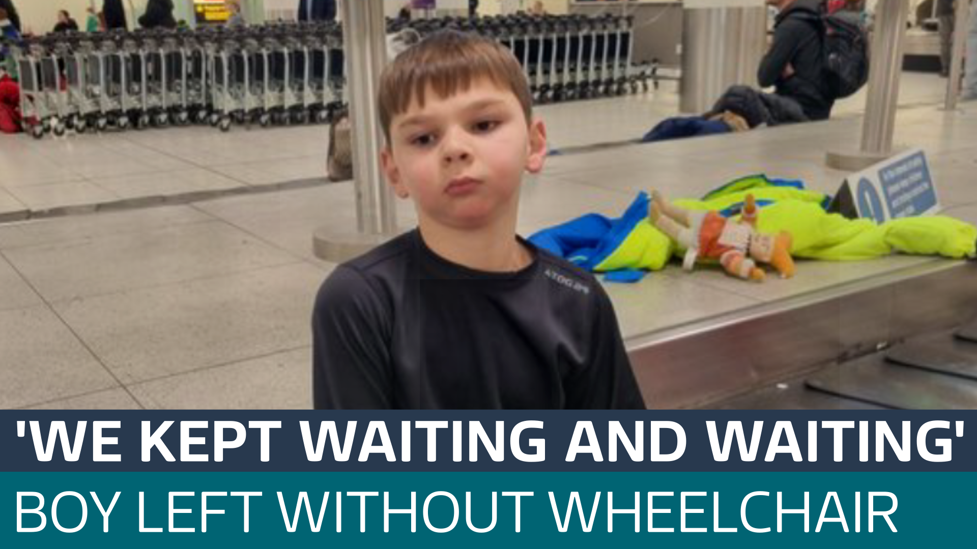 Airports under fire for treatment of disabled people as child left