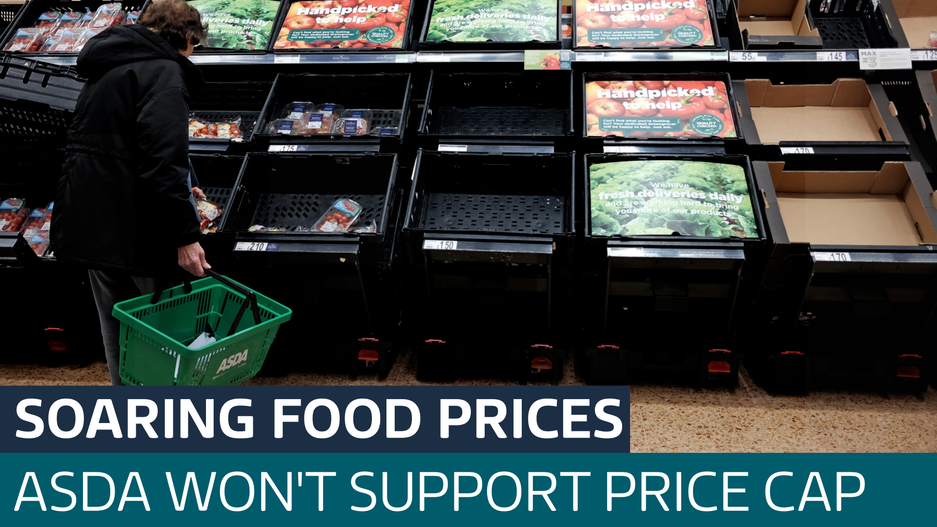 Asda chairman dismisses supermarket price cap as food costs continue to