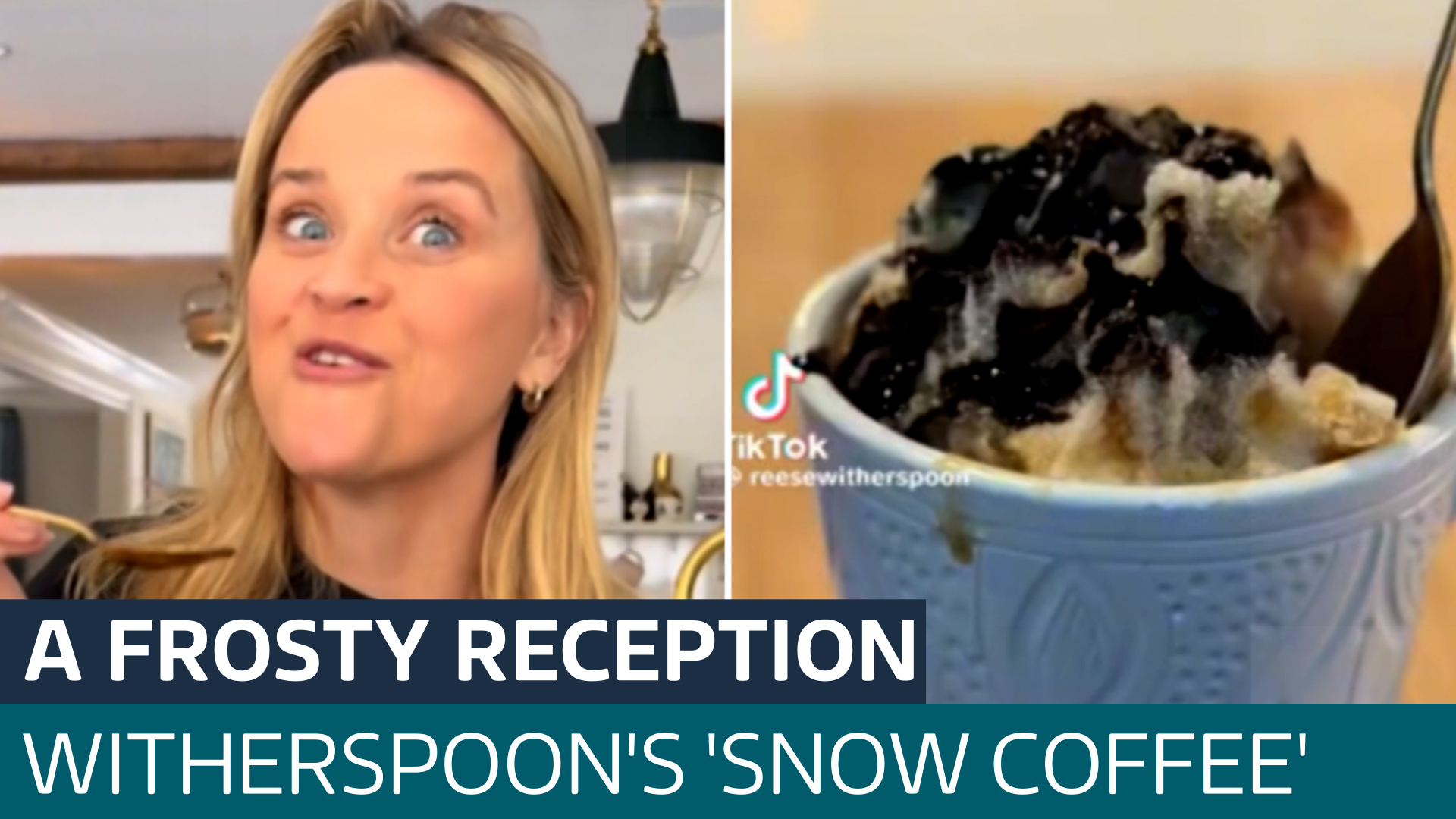 Reese Witherspoon sends into meltdown after admitting to eating snow Latest From ITV News