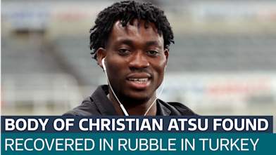 Body of footballer Christian Atsu found in rubble of his home in Turkey
