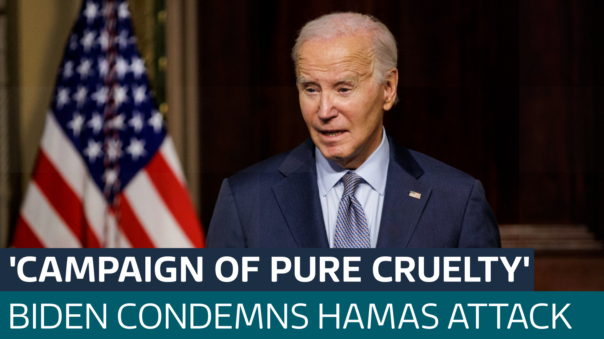 President Biden Condemns 'cruel' Hamas Attacks And Pledges Full Support ...