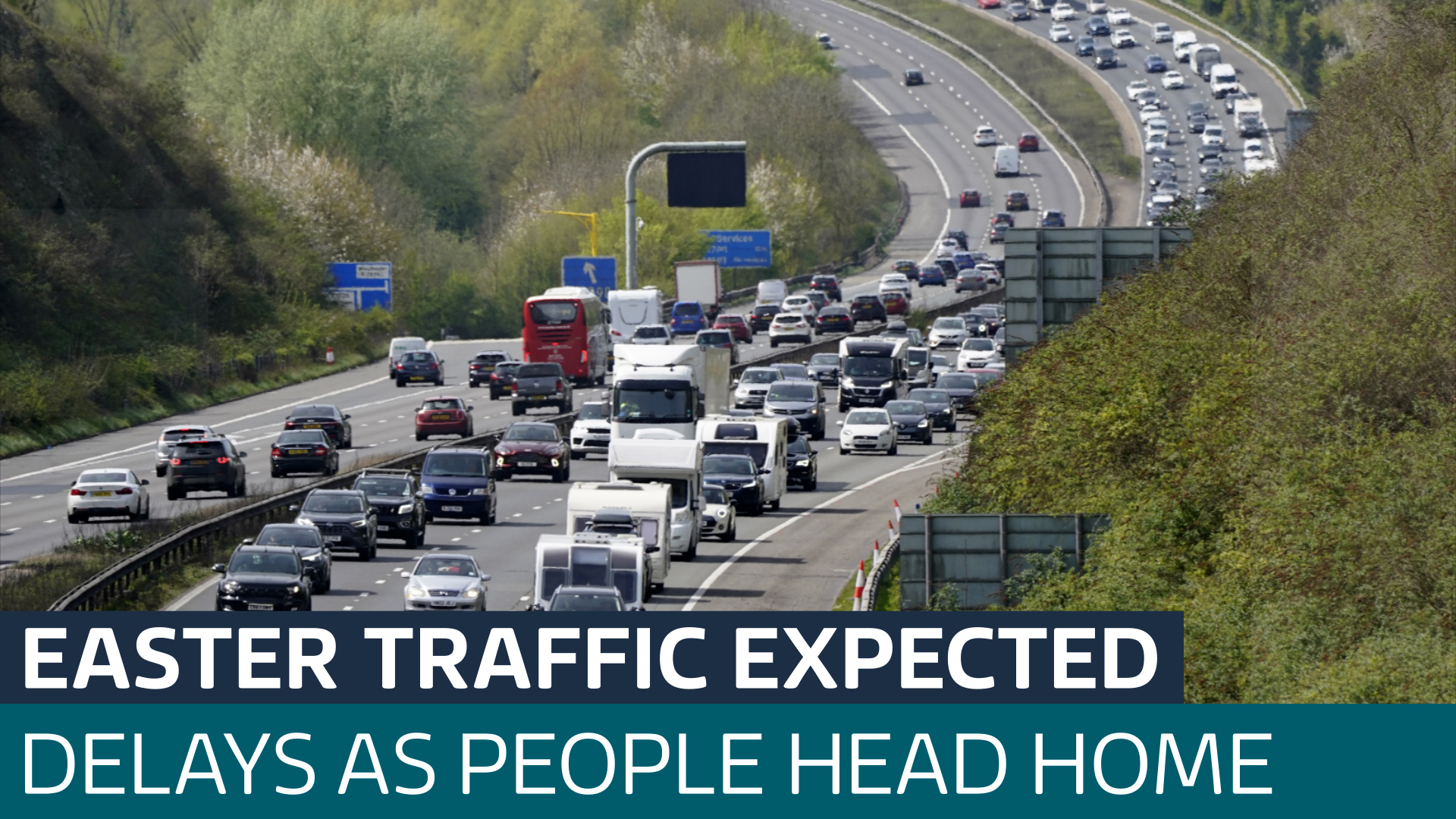 More Easter traffic expected as holidaymakers return home on bank