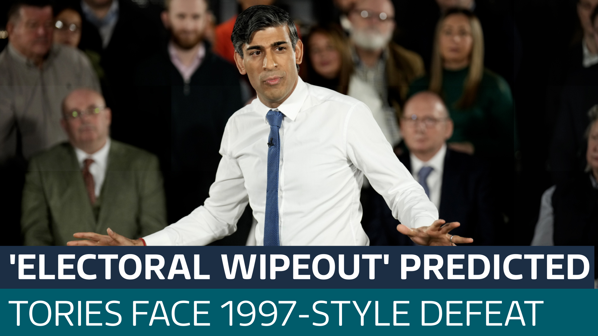 Tories facing 'electoral wipeout' as election looms according to