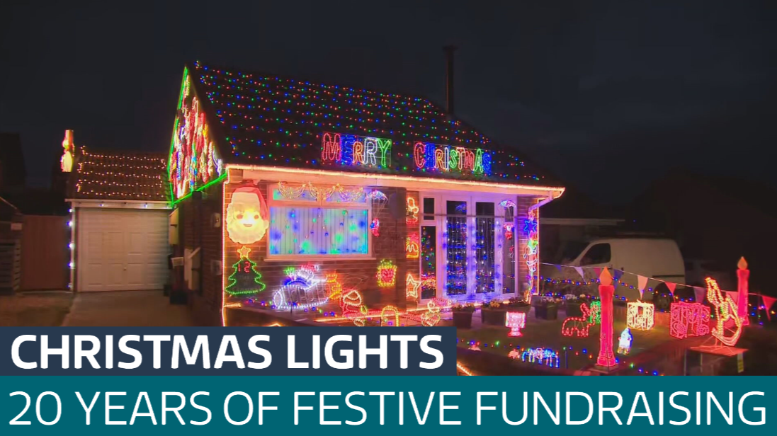 Family celebrate 20 years of spectacular Christmas display in Yeovil