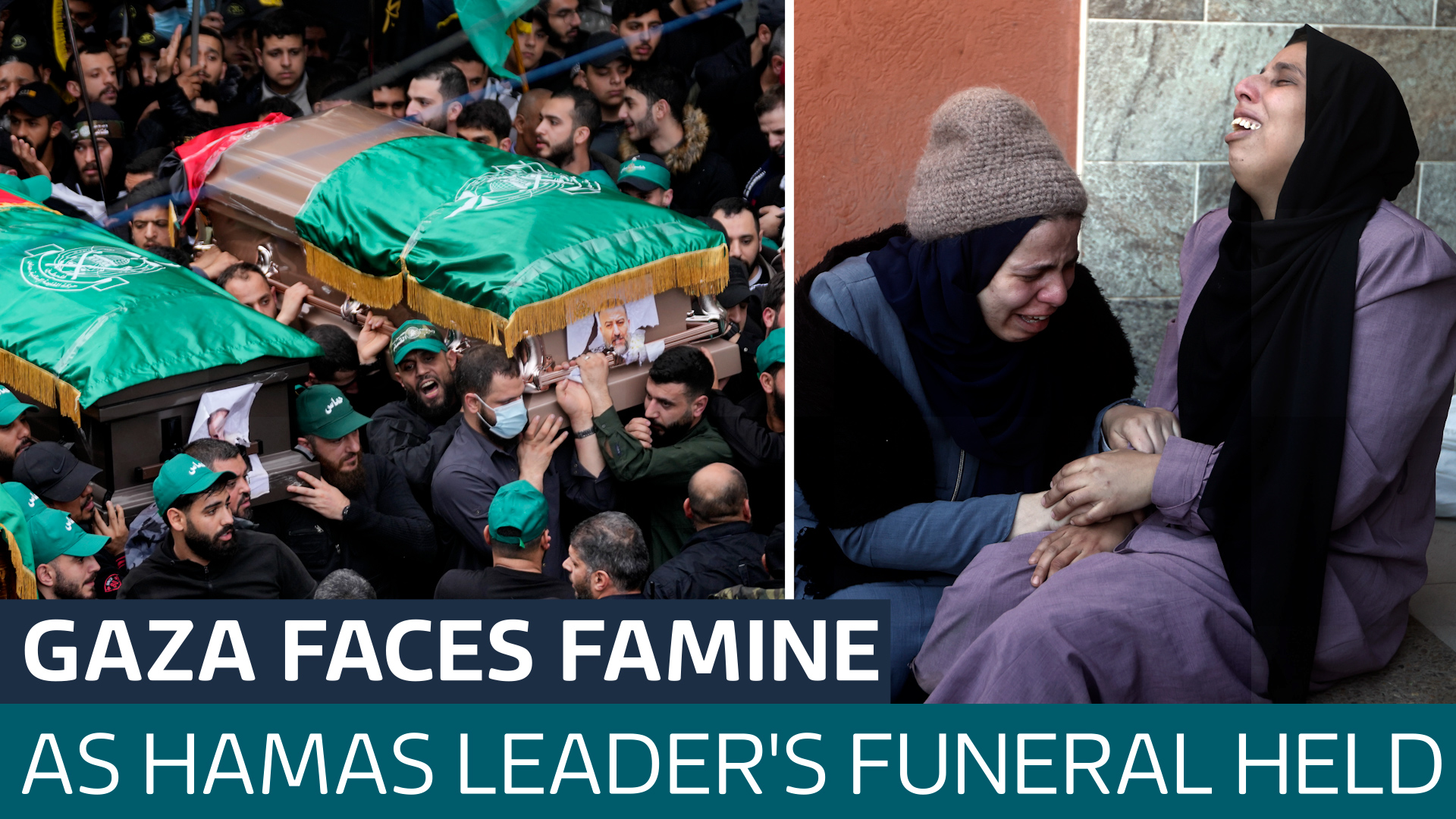 Gaza's humanitarian crisis deepens as thousands attend funeral of Hamas ...