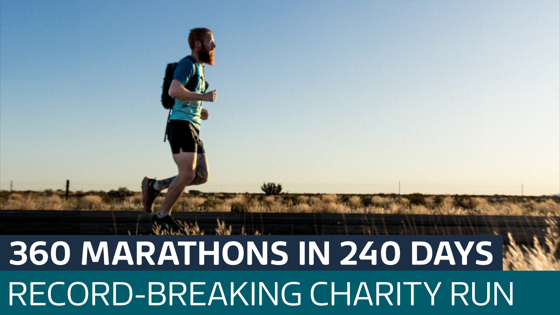 Meet the man aiming to the first person to run the length of