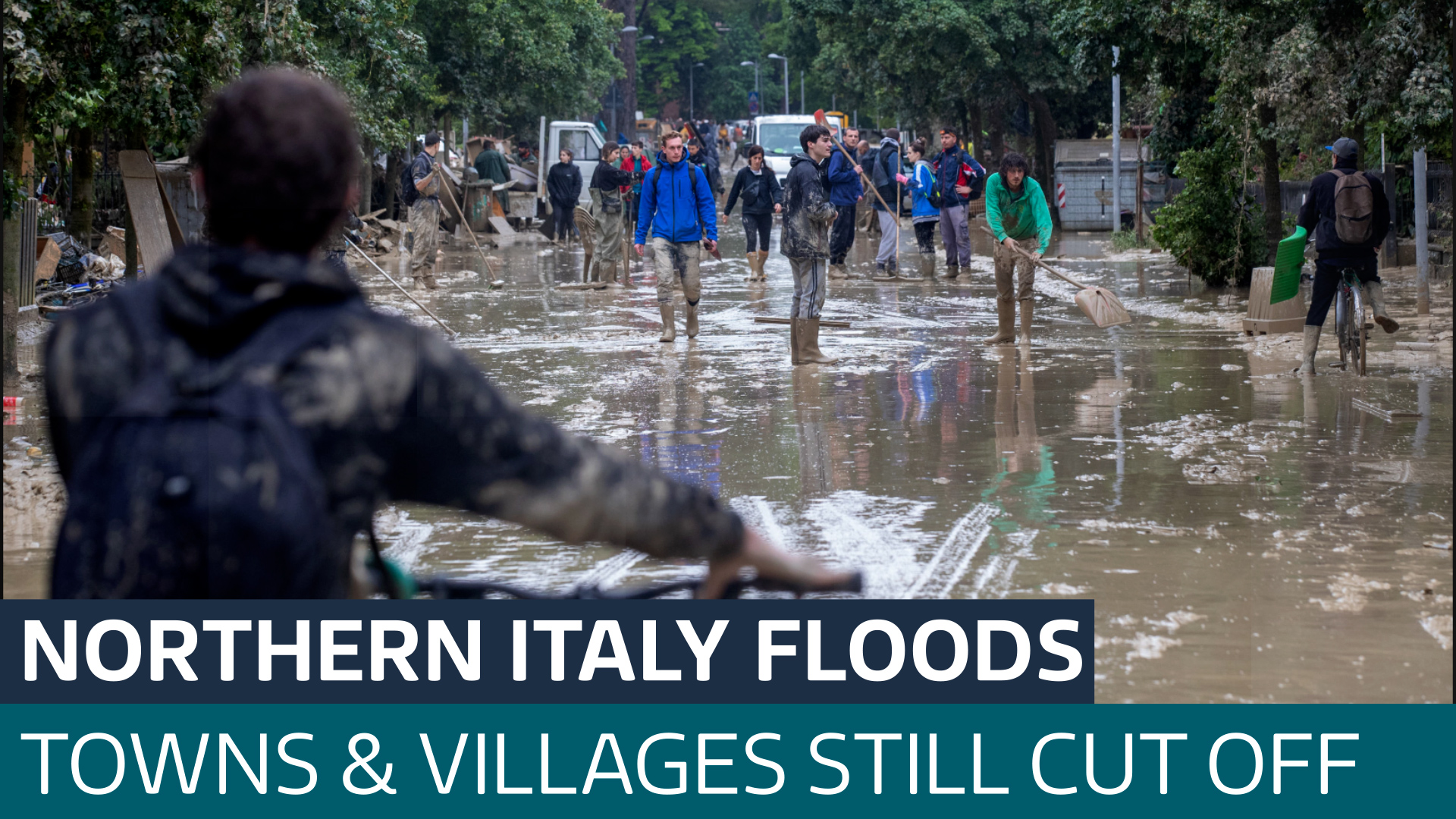 Toddler airlifted out of the aftermath of Italy's floods with at least