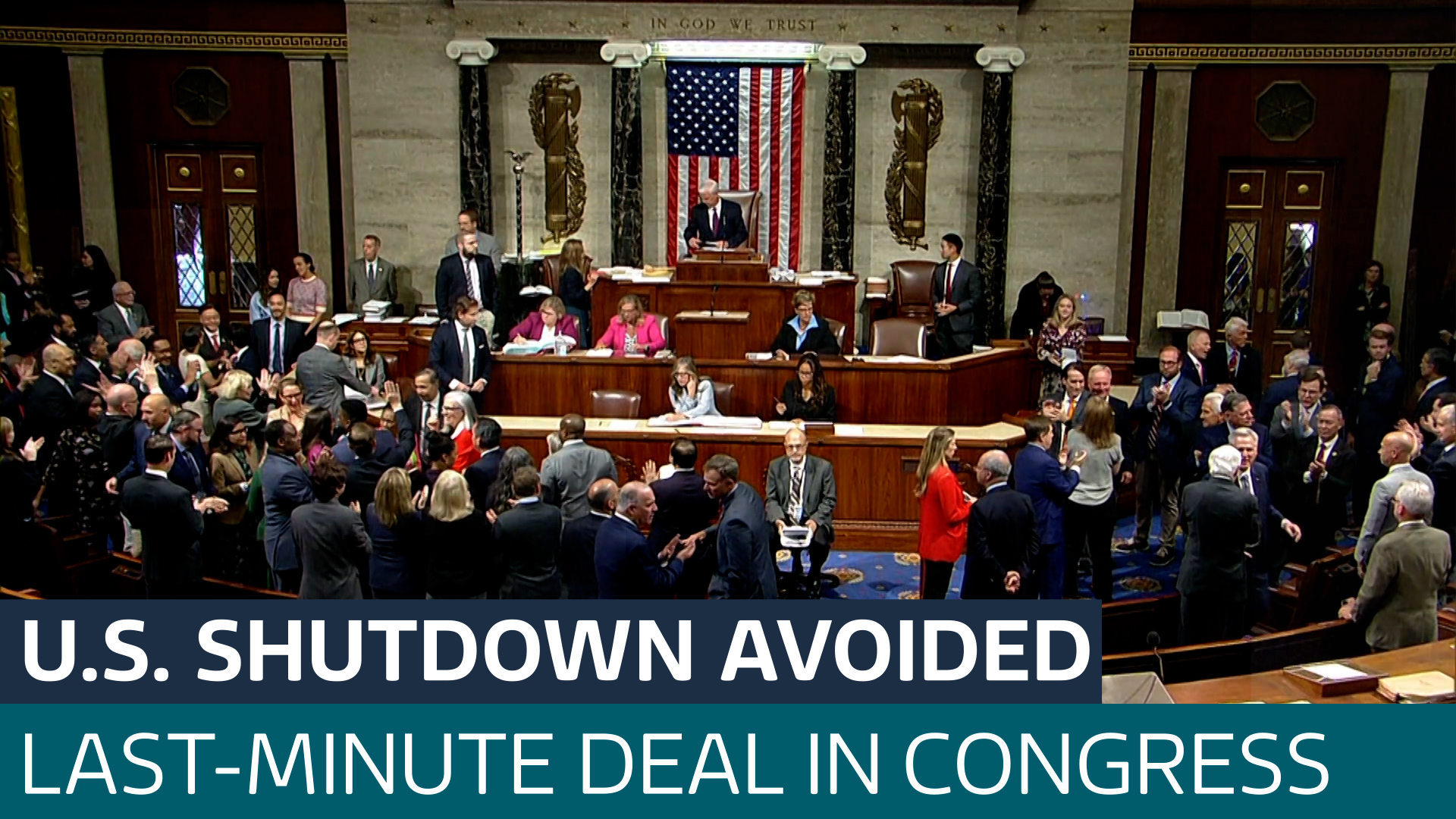 U S Congress Narrowly Avoids Damaging Government Shutdown Latest