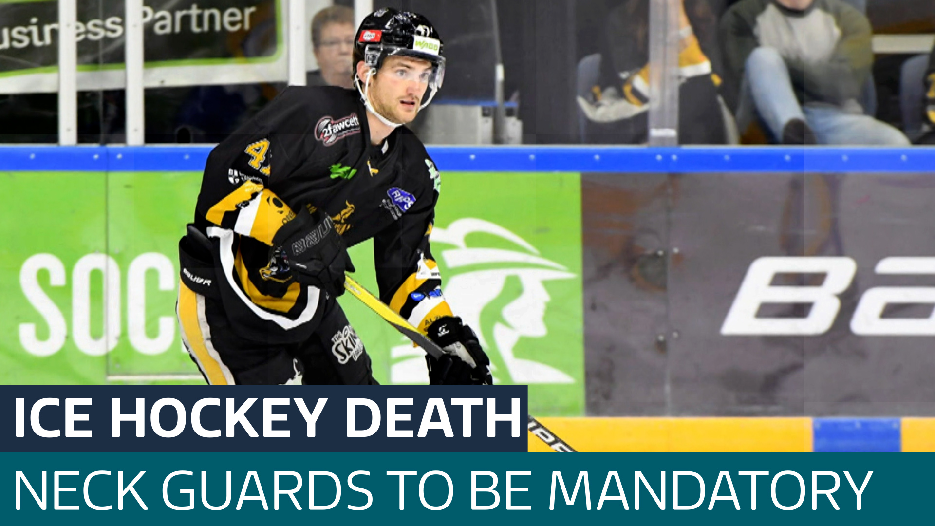 English ice hockey makes neck guards mandatory after death of US player