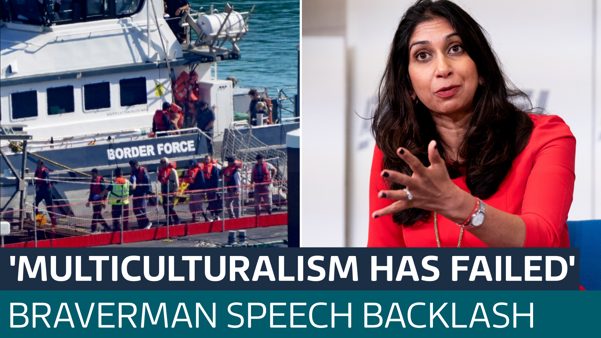 Criticism for Braverman speech branding illegal migration 'existential