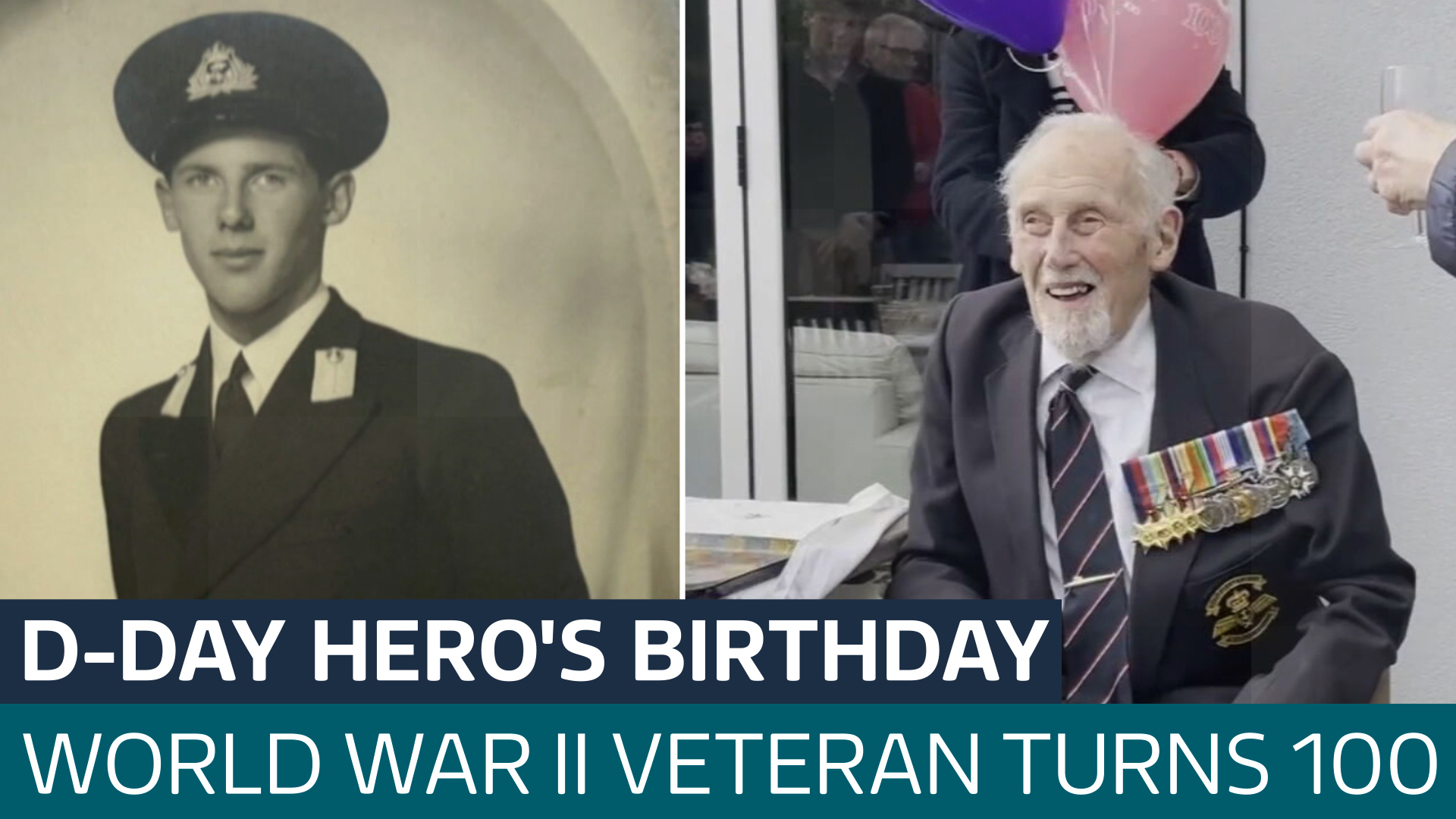 One Of Uk's Last Remaining D-day Veterans Celebrates His 100th Birthday 