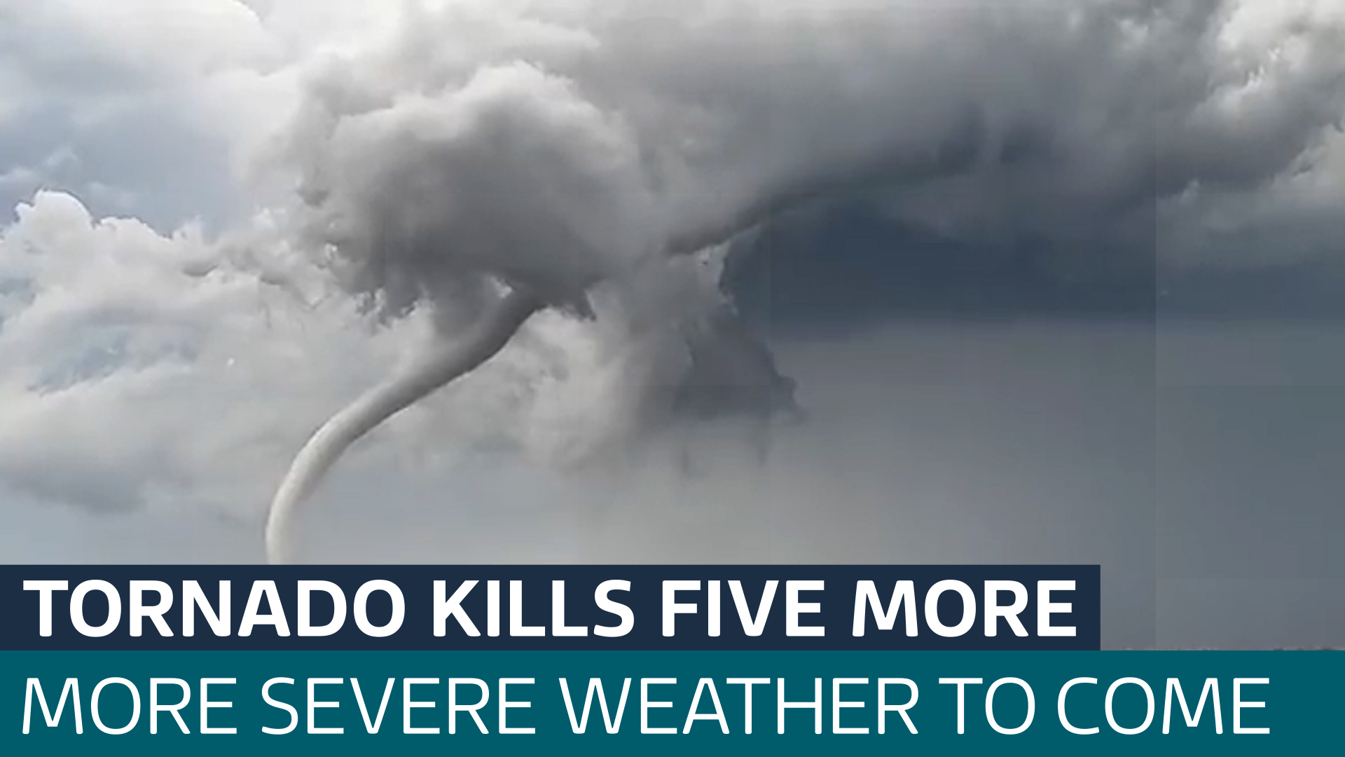 Tornado kills five more people in Missouri with weather warnings in place for millions across U