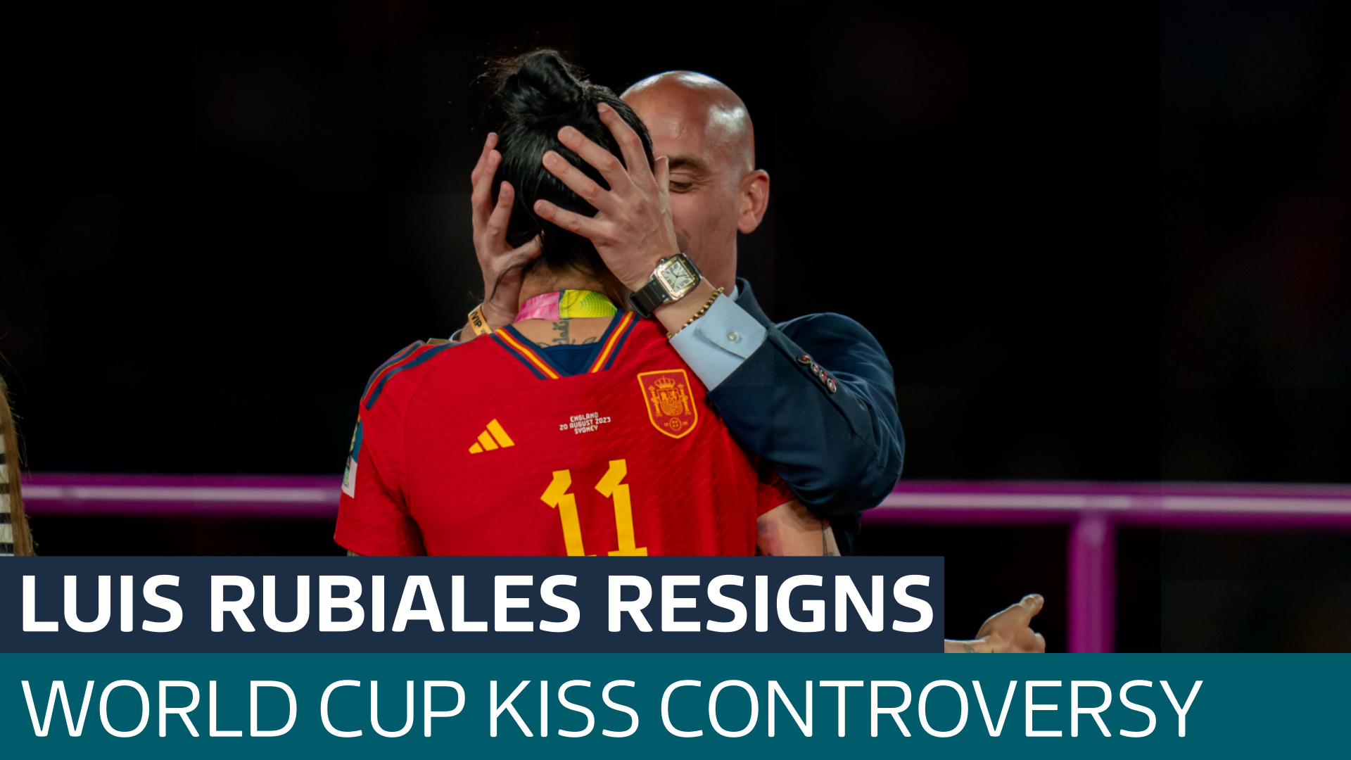 Spanish Fa President Luis Rubiales Resigns Over World Cup Kiss Controversy Latest From Itv News