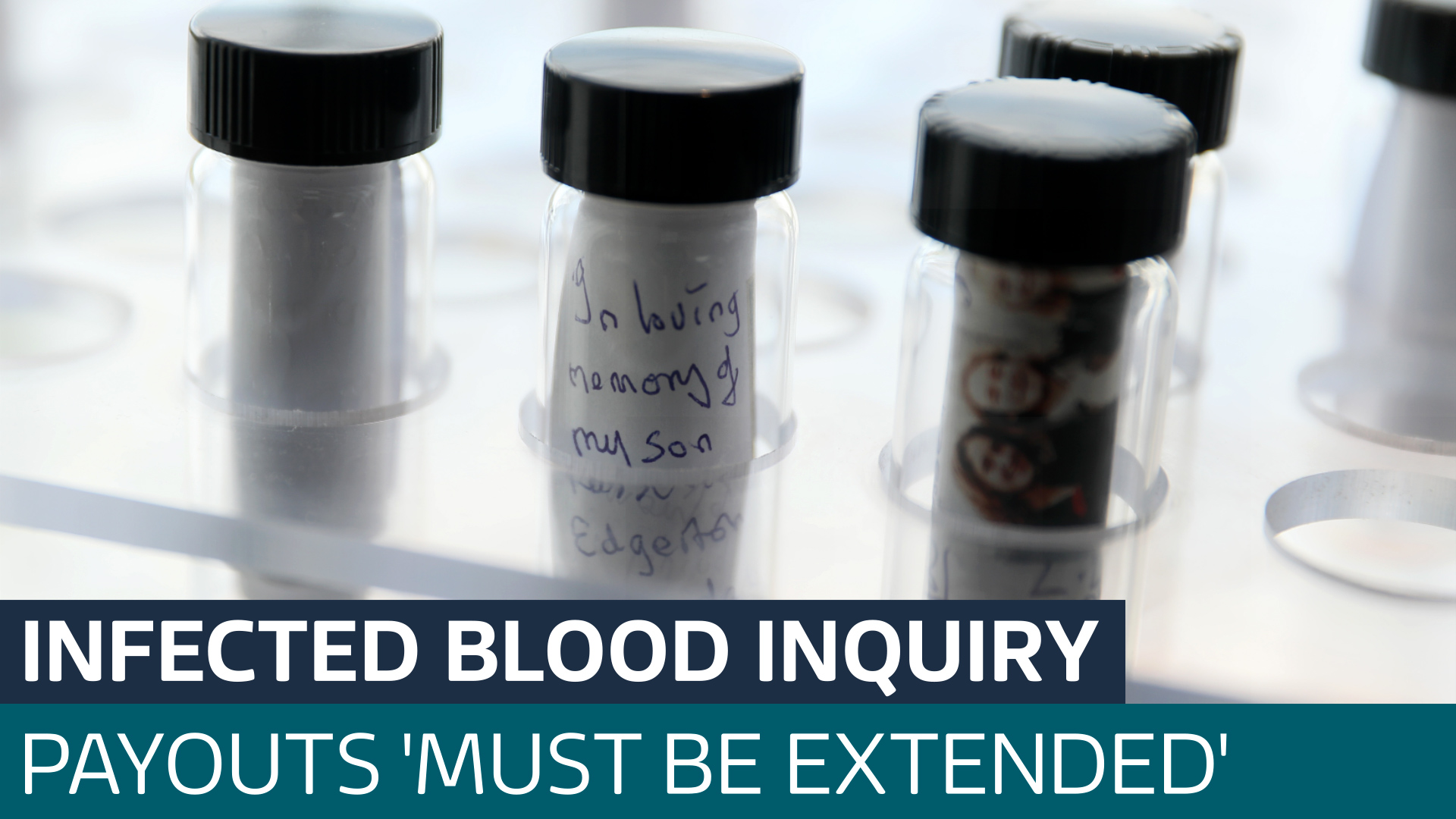 Infected Blood Inquiry Compensation Must Be Paid To Victims And Wider   Blood Inquiry Thumb Straps 