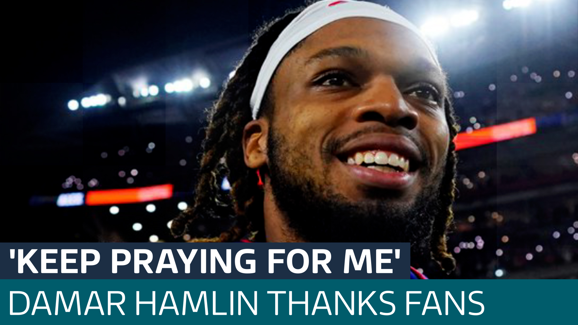 NFL star Damar Hamlin's family thanks fans for support after his collapse -  BBC News