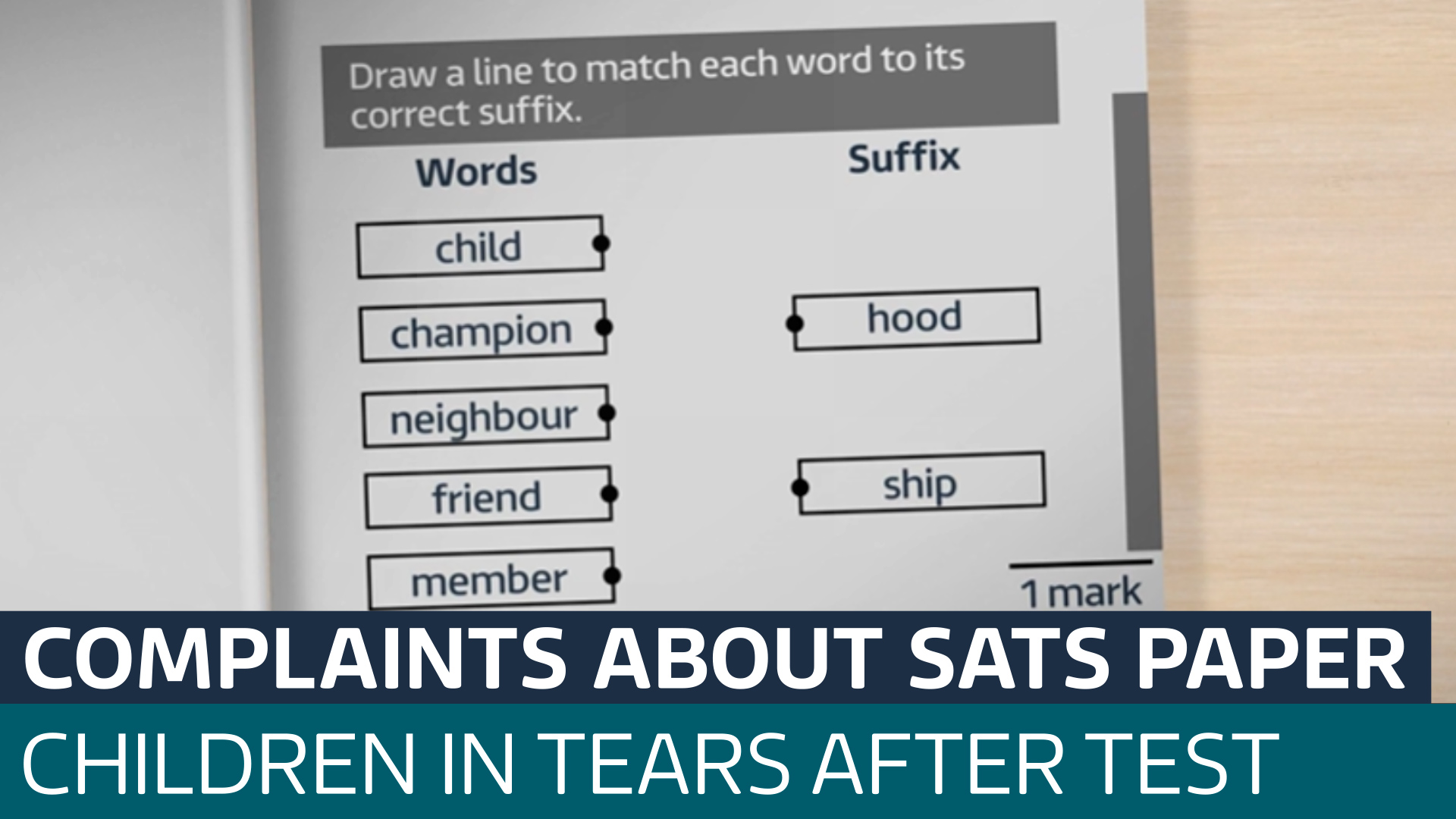 Parents complain about SATs test so difficult it brought children to