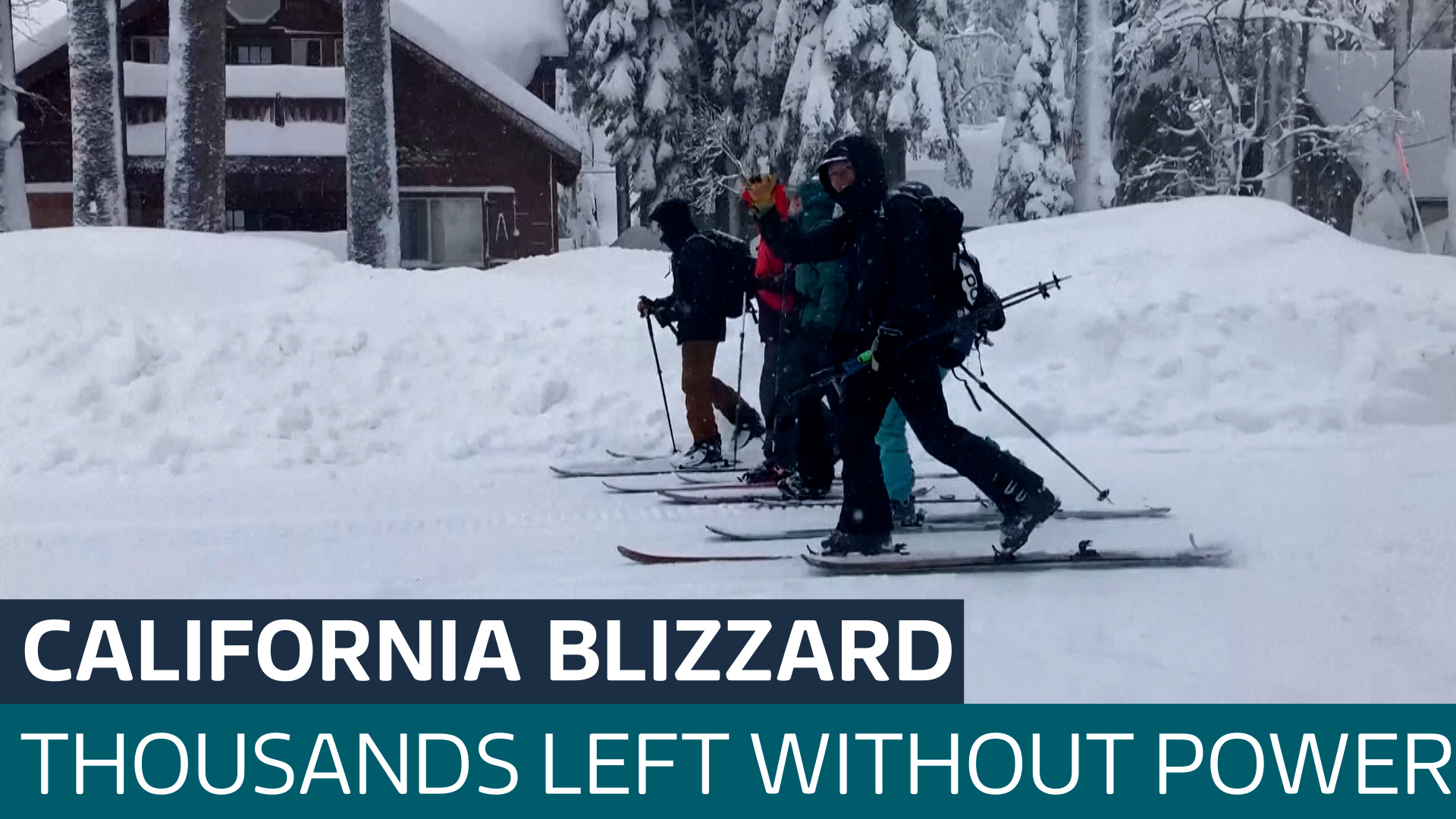 California blizzard leaves tens of thousands without power - Latest ...
