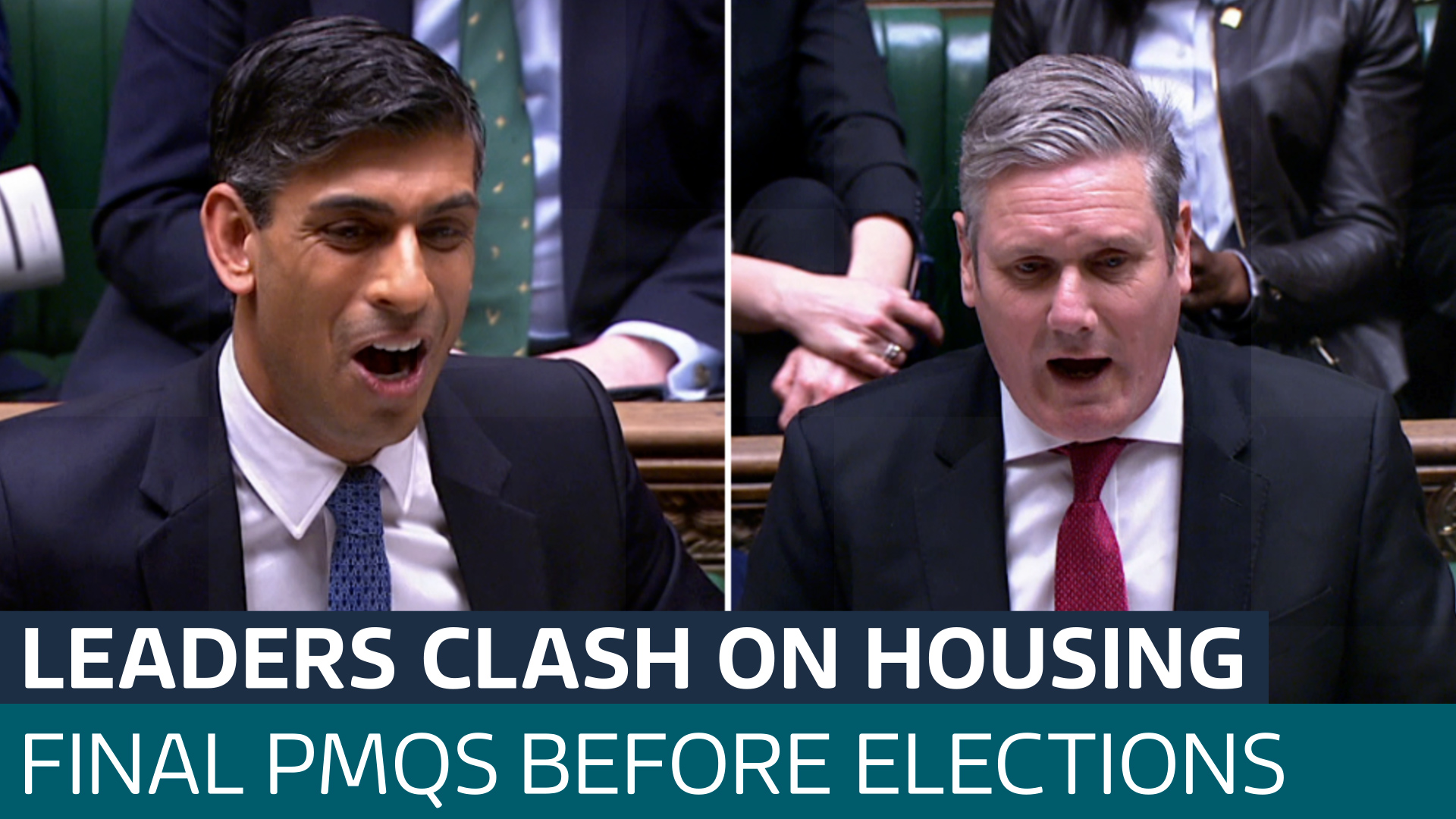 Sunak And Starmer Lock Horns On Housing In Fiery Final PMQs Before ...