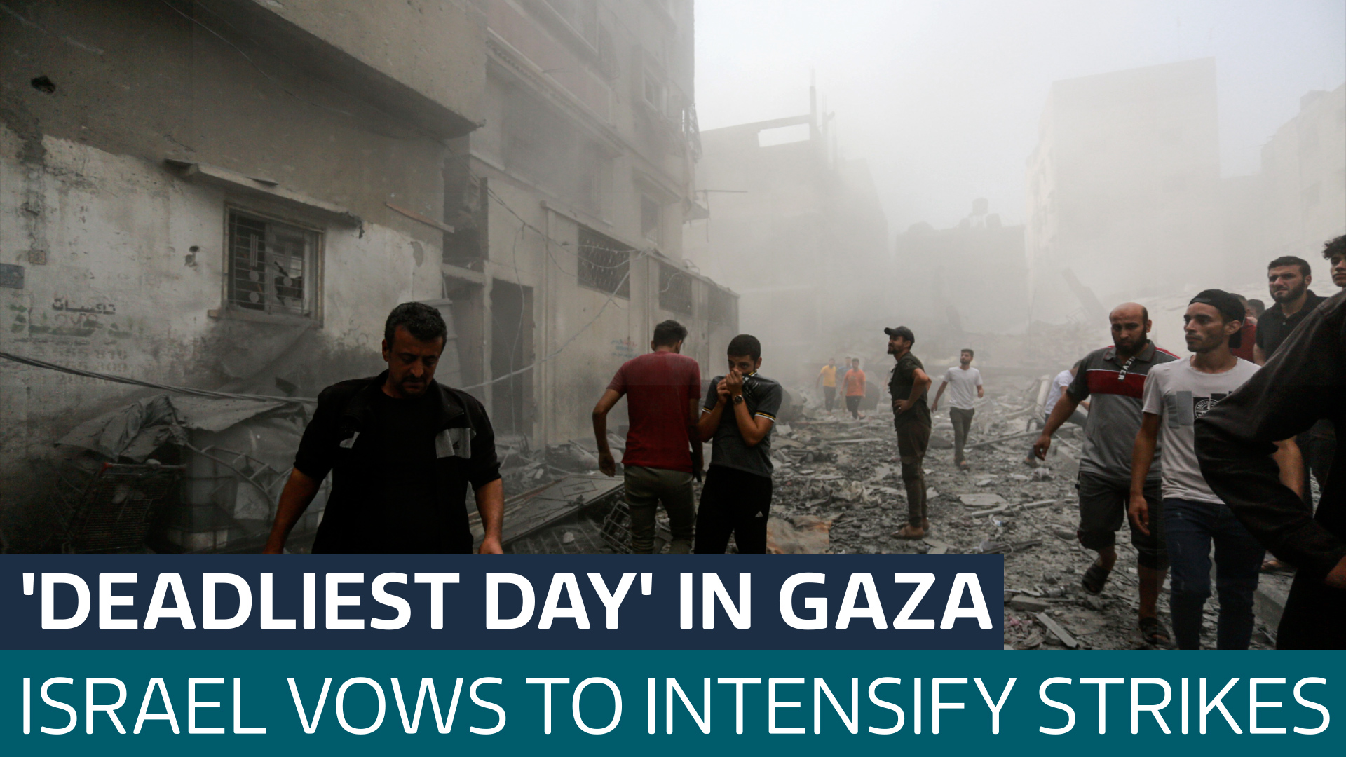 Gaza Suffer Heaviest Day Of Israeli Bombardment Yet As Airstrikes ...