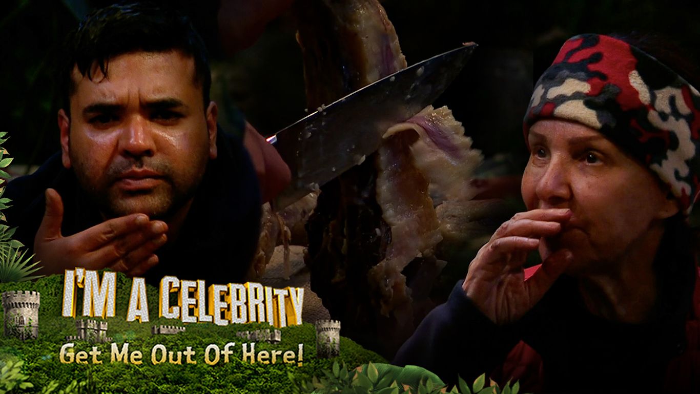 i m a celebrity get me out of here the campmates get a taste of the naughty boy kitchen itv hub