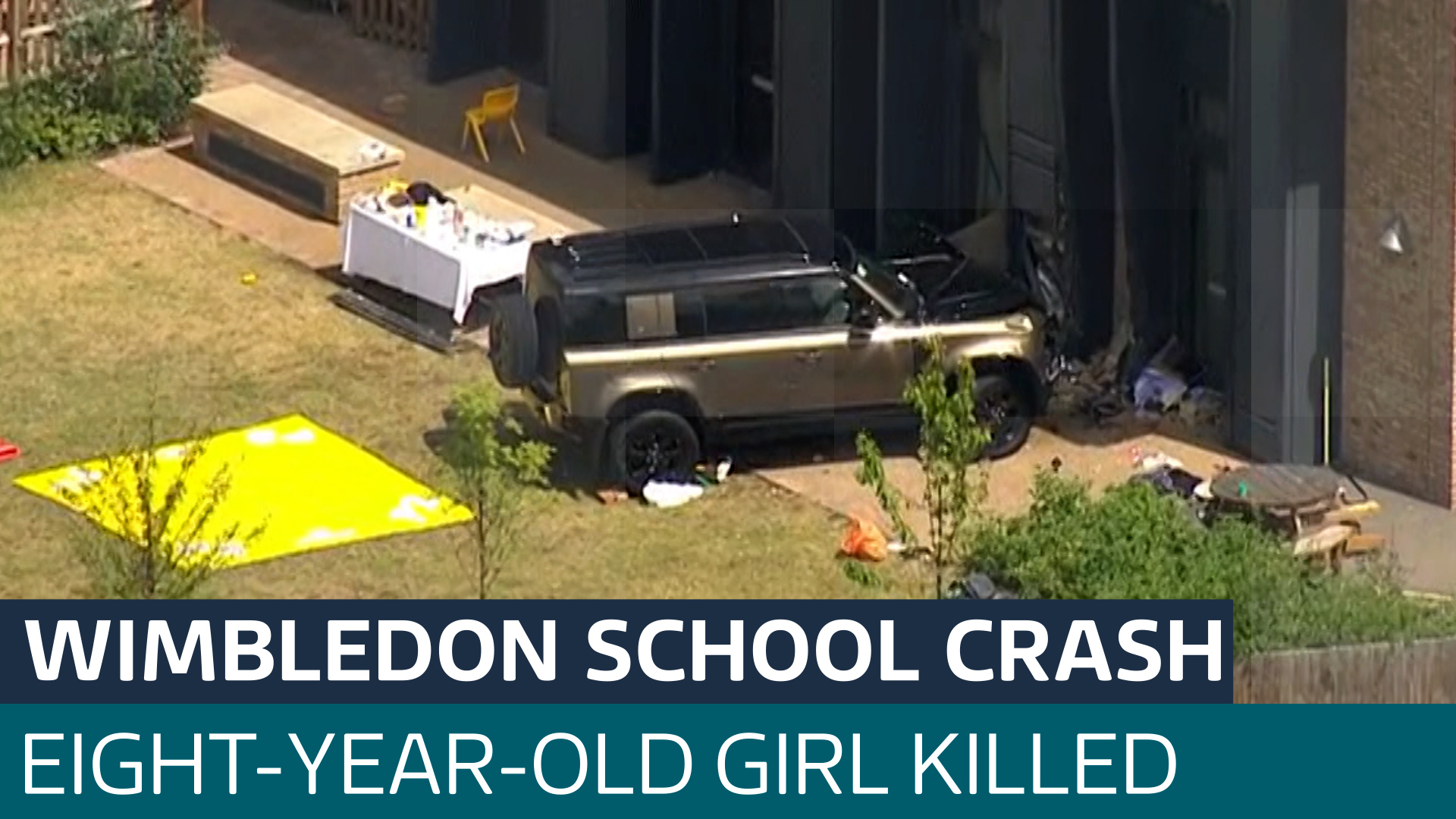 Tributes left to girl killed in Wimbledon school crash as police