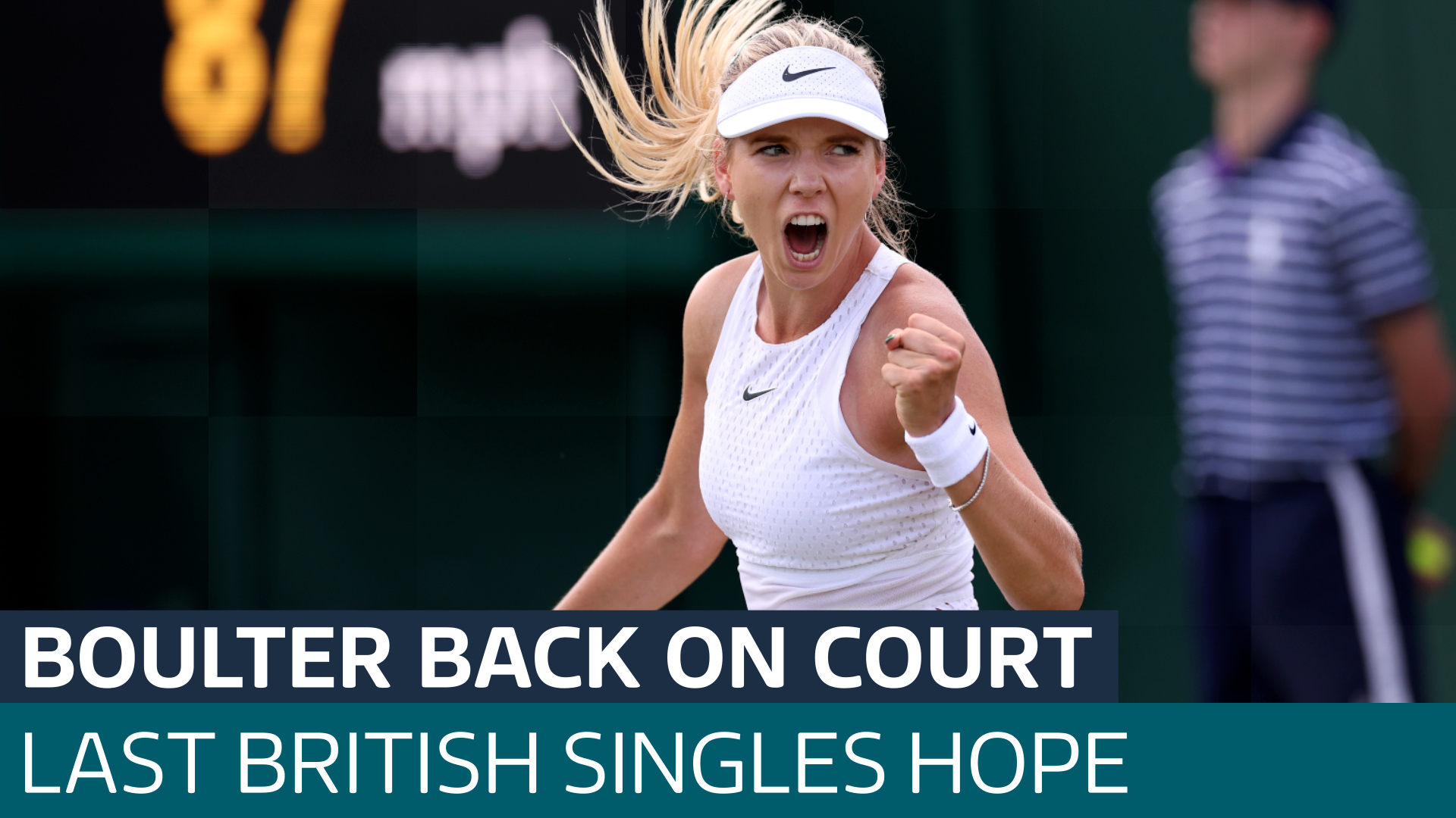 Last Brit Standing At Wimbledon Katie Boulter Due On Centre Court ...