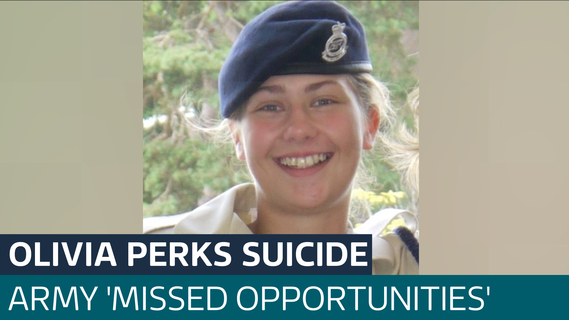 Army 'missed opportunities' to prevent suicide of officer cadet Olivia ...