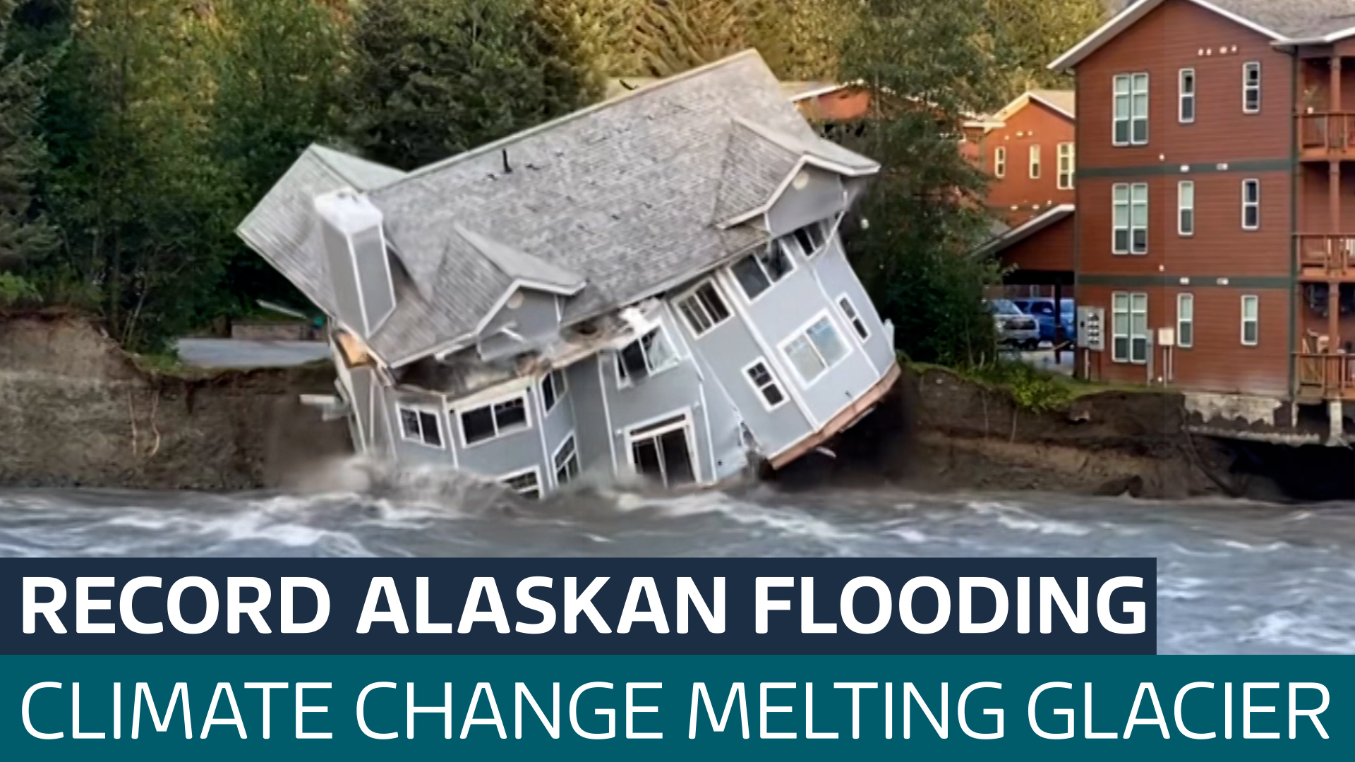 Record glacier flooding in Alaska claims whole homes and trees Latest