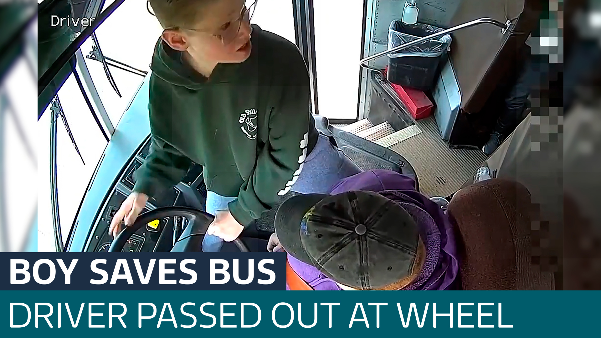 'Hero' Teenager Stops School Bus After Driver Passes Out At The Wheel ...