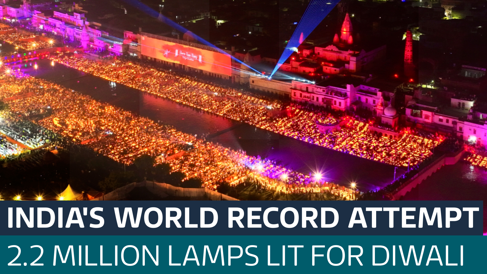 India eyes new world record with mammoth 2.2 lamps lit to celebrate