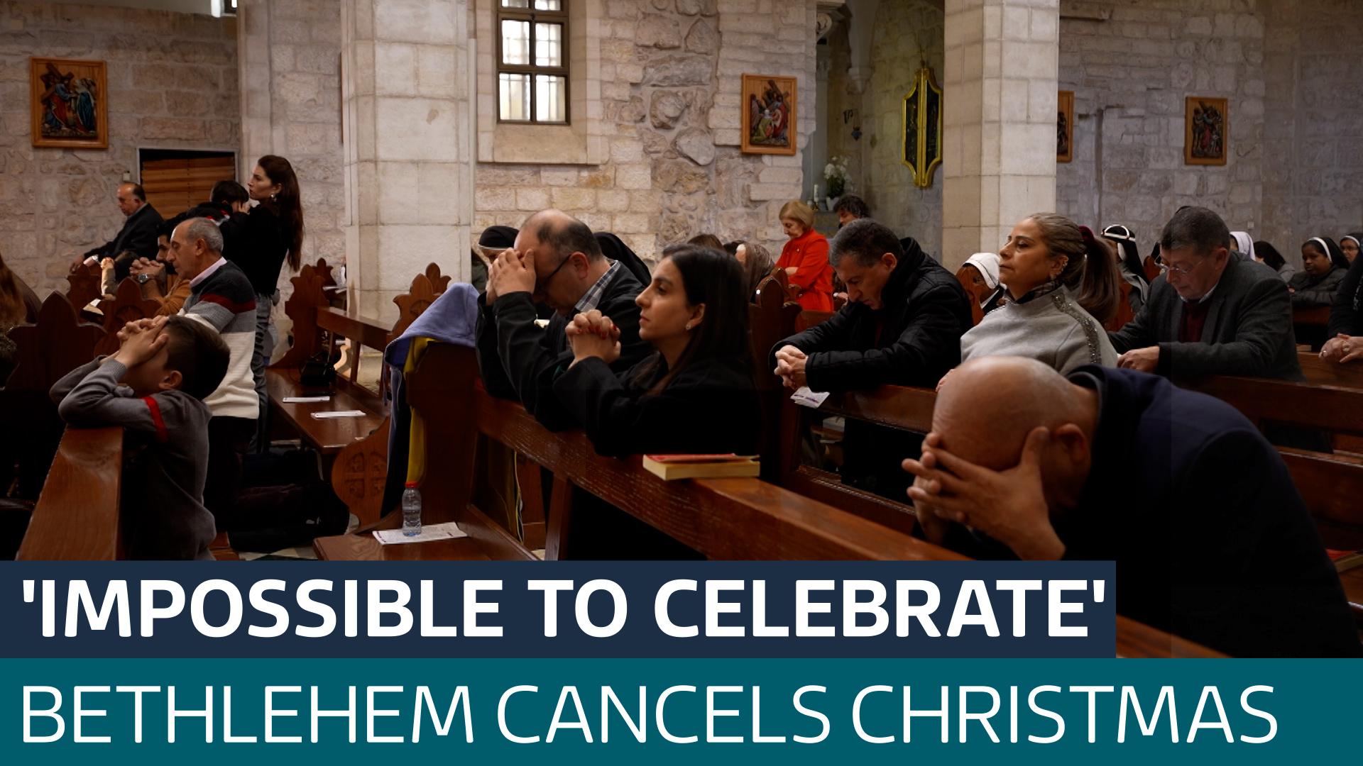 Christmas is cancelled in Bethlehem as war continues to rage in Gaza